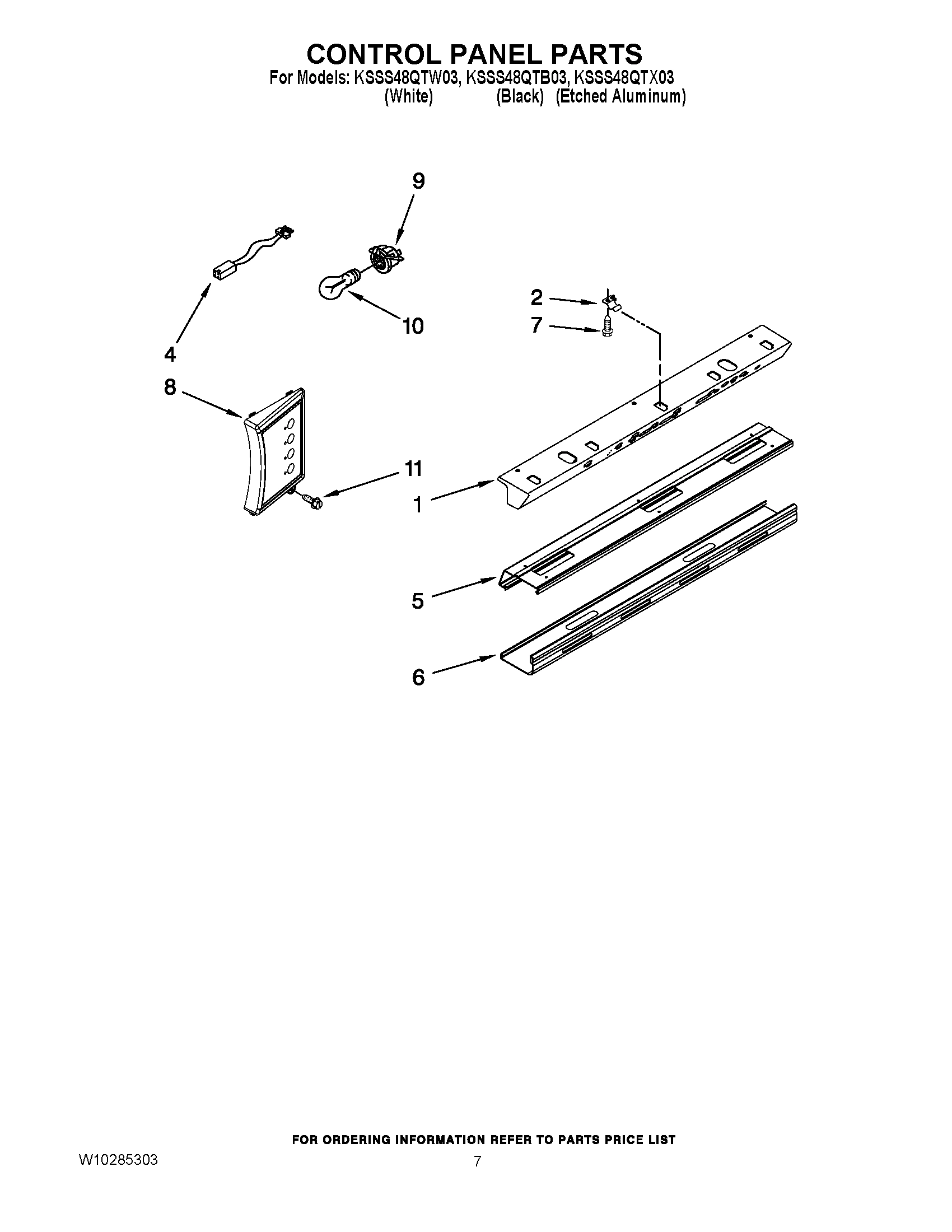 05 - CONTROL PANEL PARTS