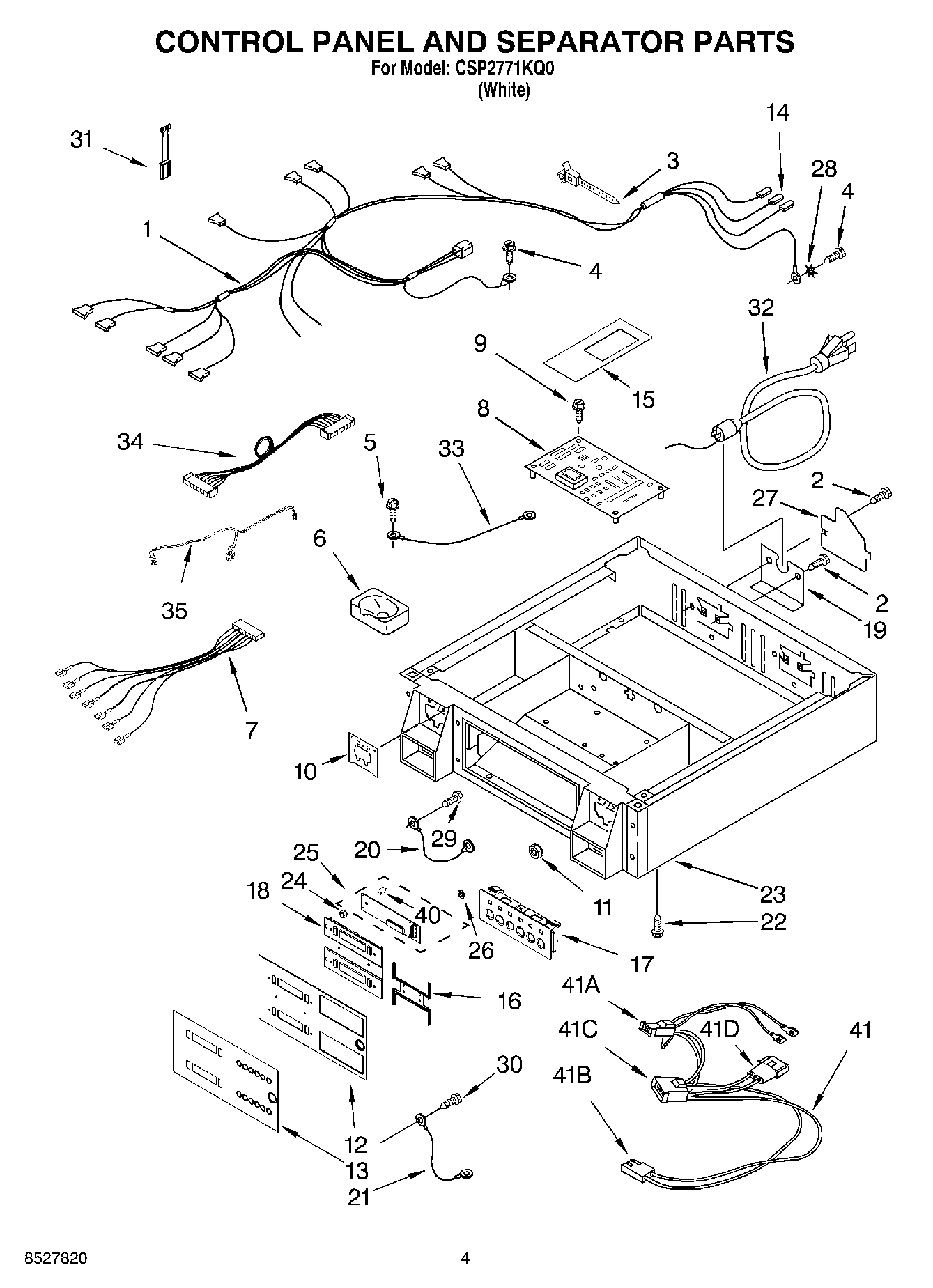 03 - CONTROL PANEL AND SEPARATOR PARTS