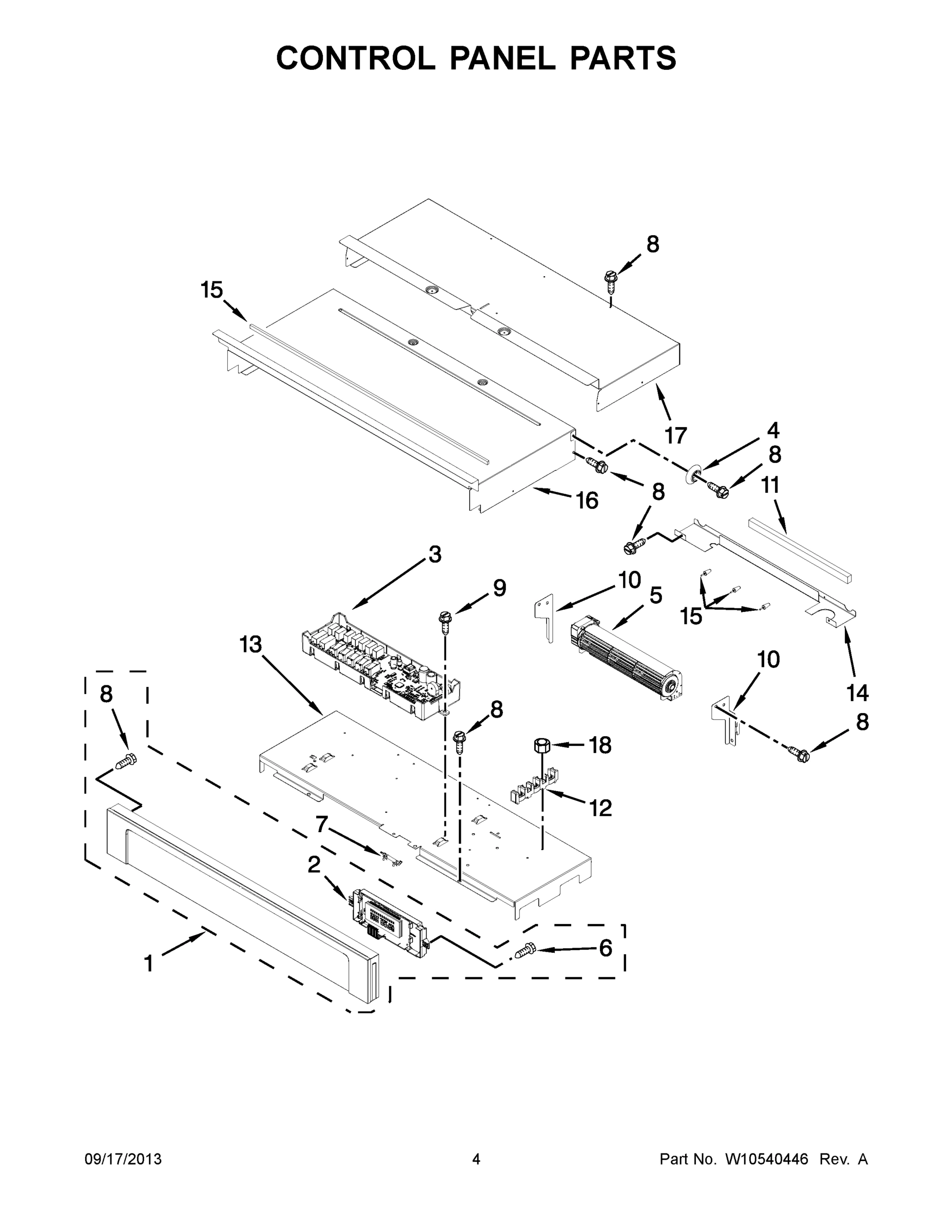 03 - CONTROL PANEL PARTS