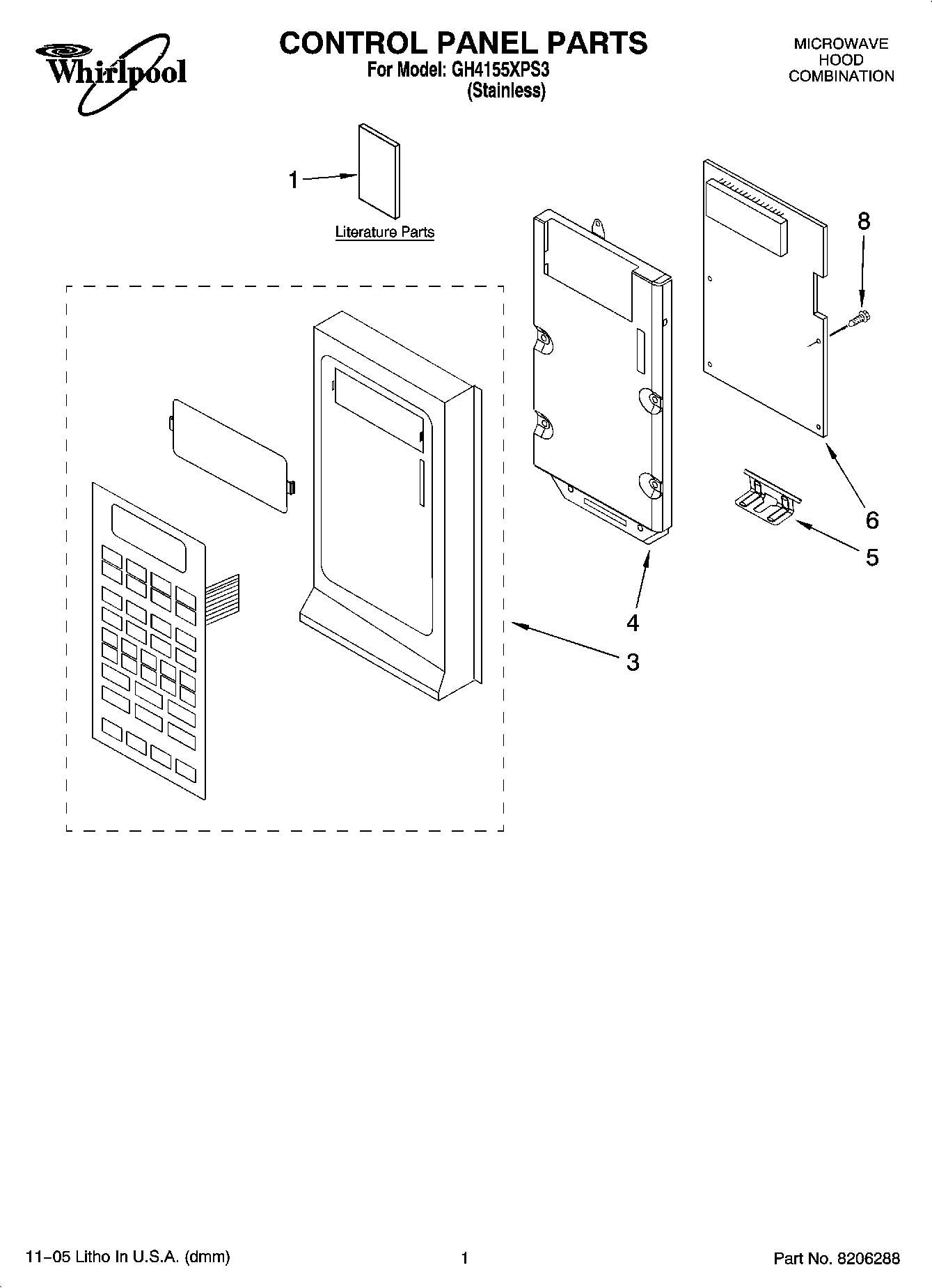 01 - CONTROL PANEL PARTS