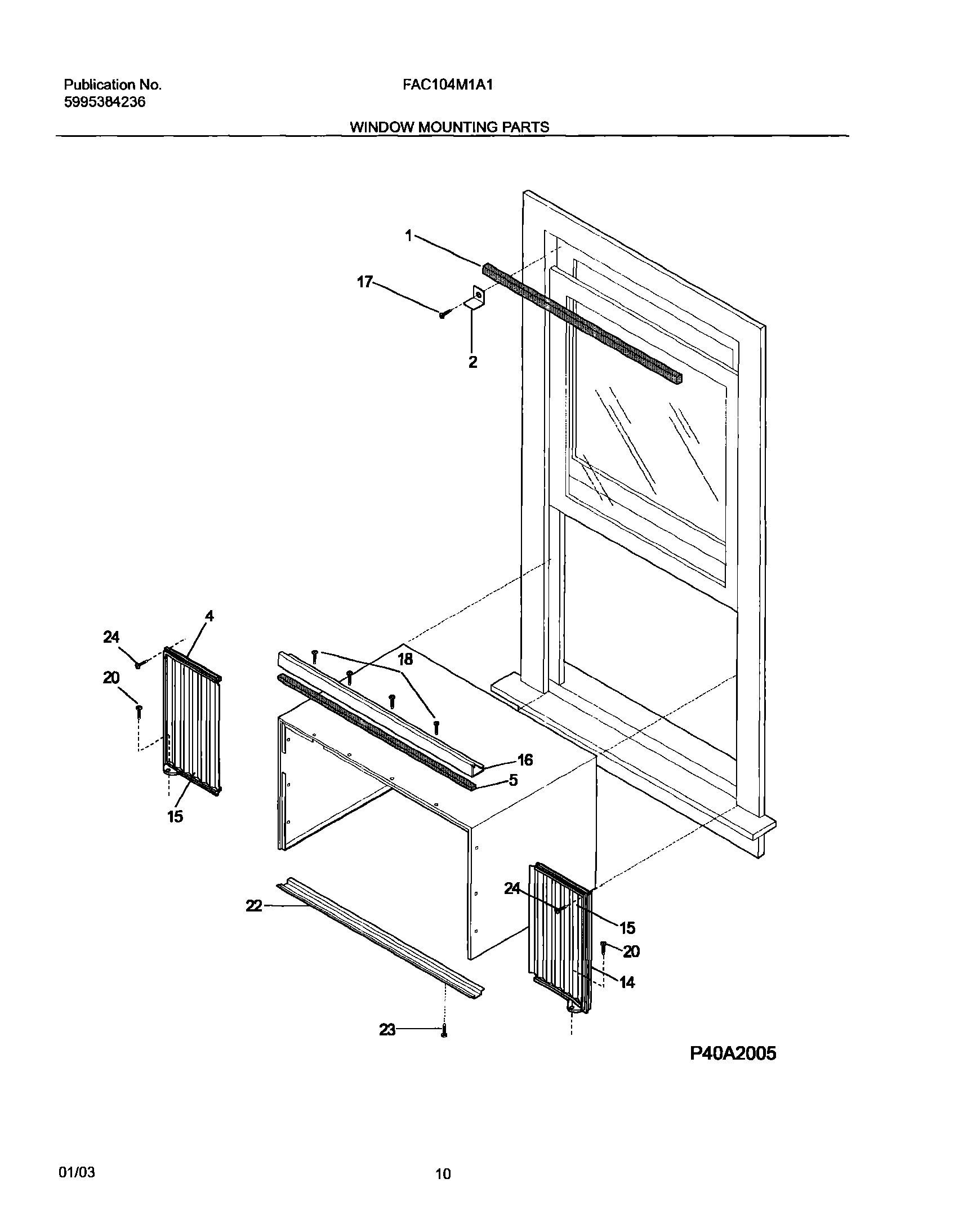 11 - WINDOW MOUNTING PARTS