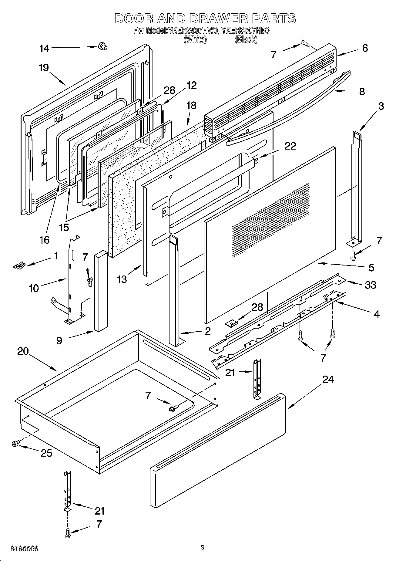 03 - DOOR AND DRAWER PARTS