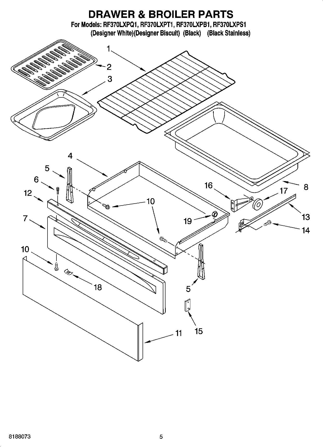 04 - DRAWER & BROILER PARTS