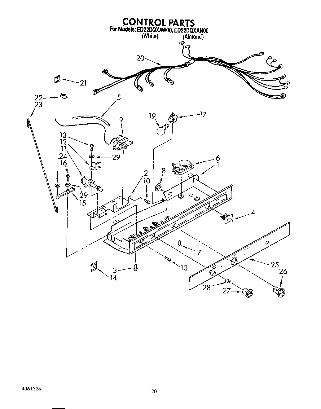 13 - CONTROL, LIT/OPTIONAL
