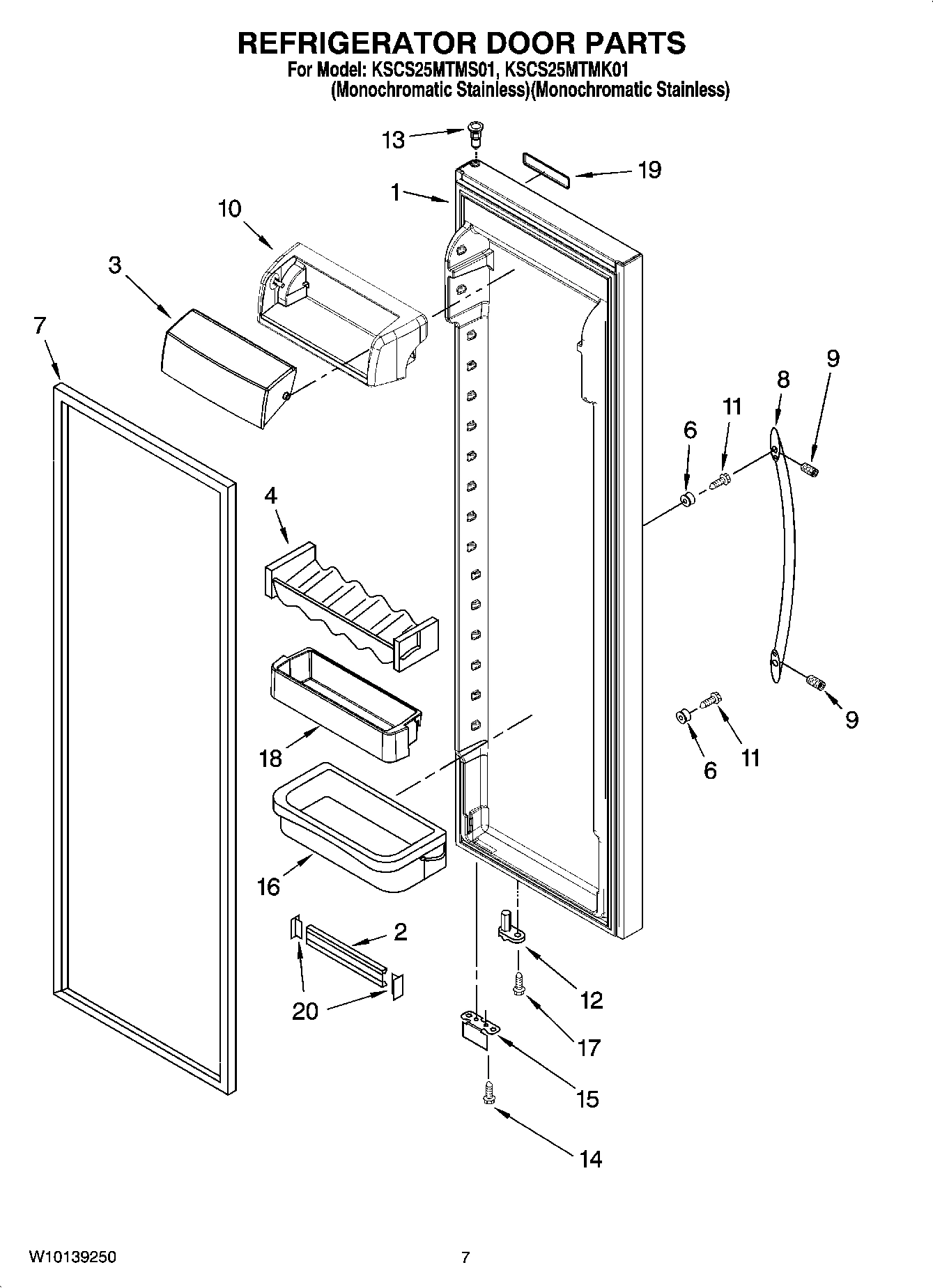 05 - REFRIGERATOR DOOR PARTS
