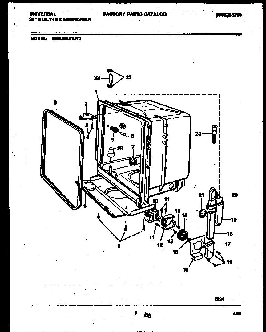 05 - TUB AND FRAME PARTS