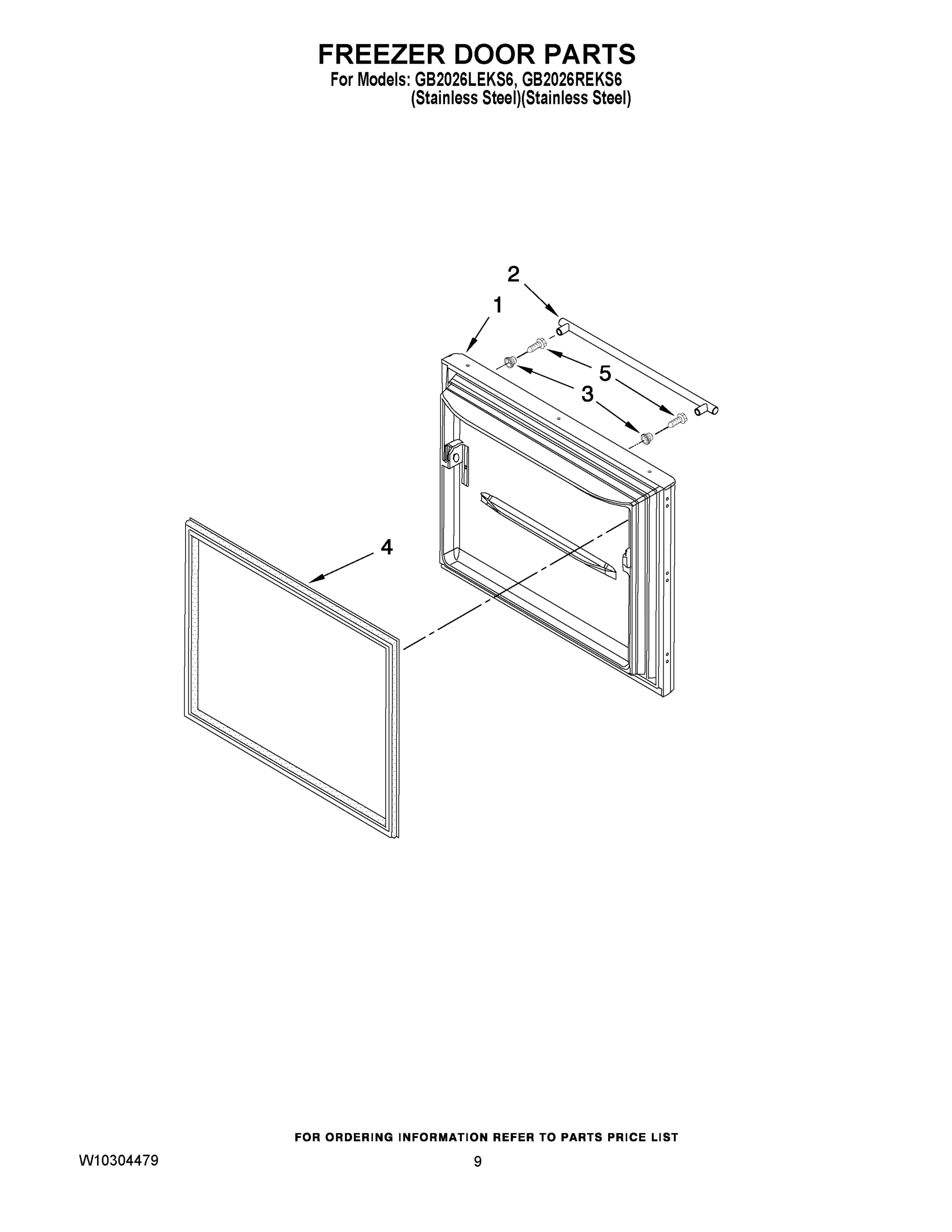 05 - FREEZER DOOR PARTS