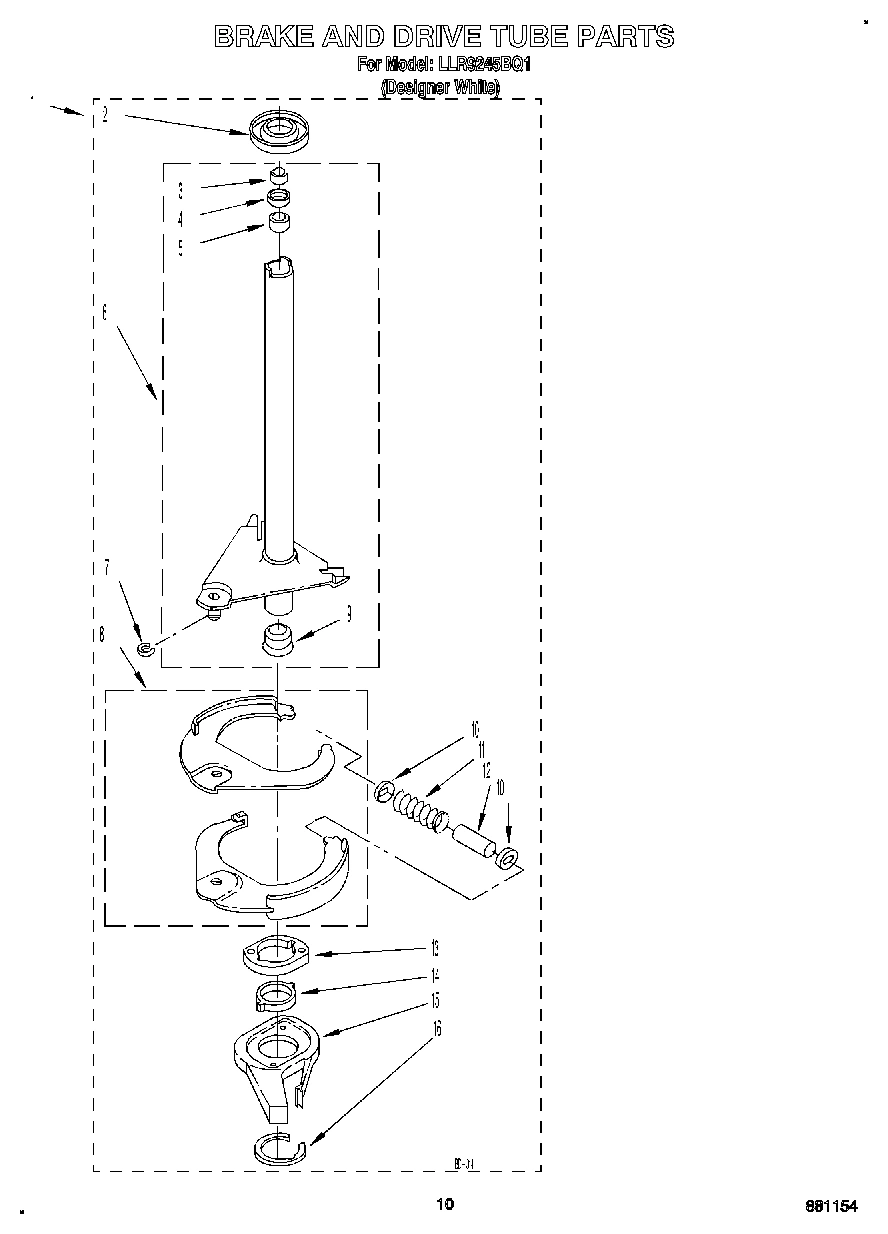 08 - BRAKE AND DRIVE TUBE