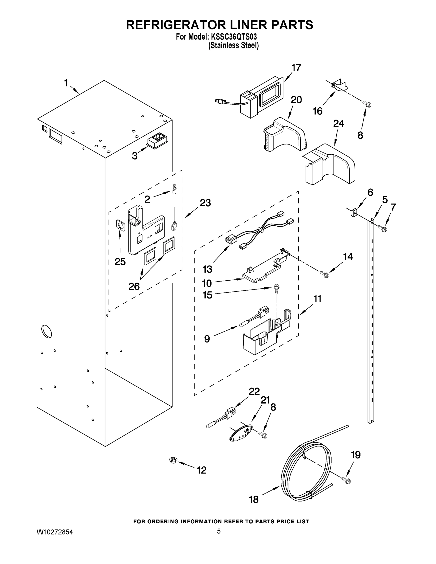 04 - REFRIGERATOR LINER PARTS