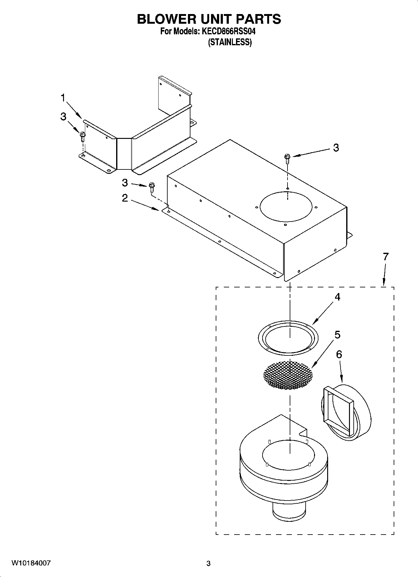 02 - BLOWER UNIT PARTS, OPTIONAL PARTS