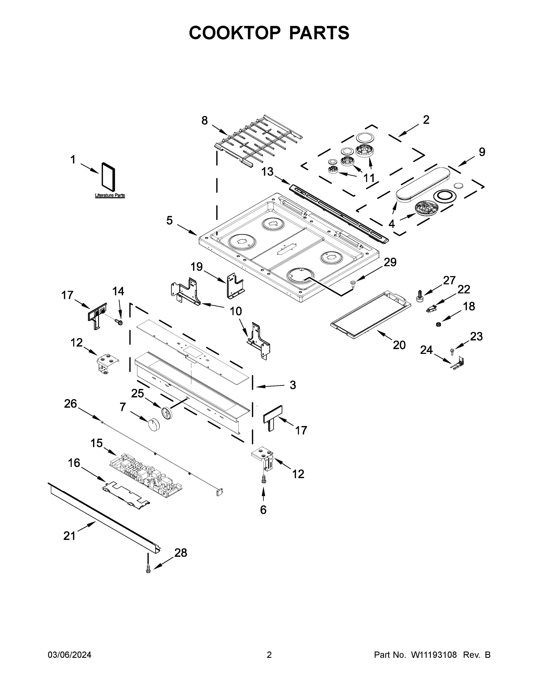 02 - COOKTOP PARTS
