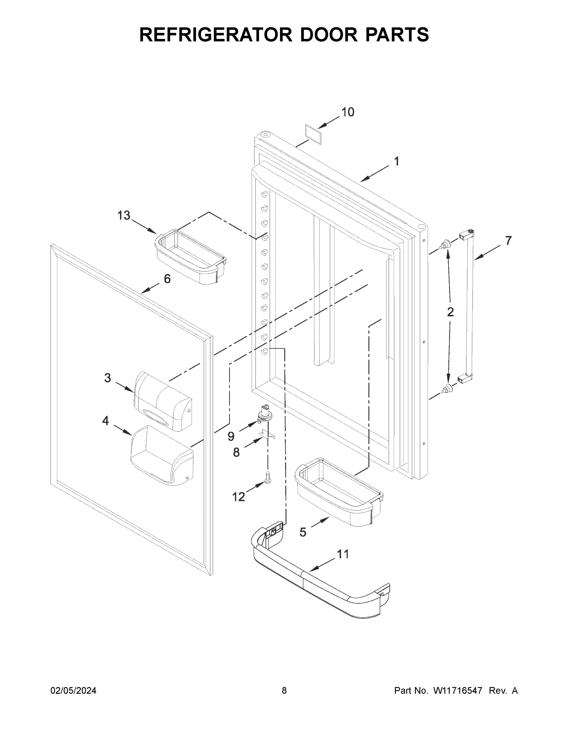 05 - REFRIGERATOR DOOR PARTS