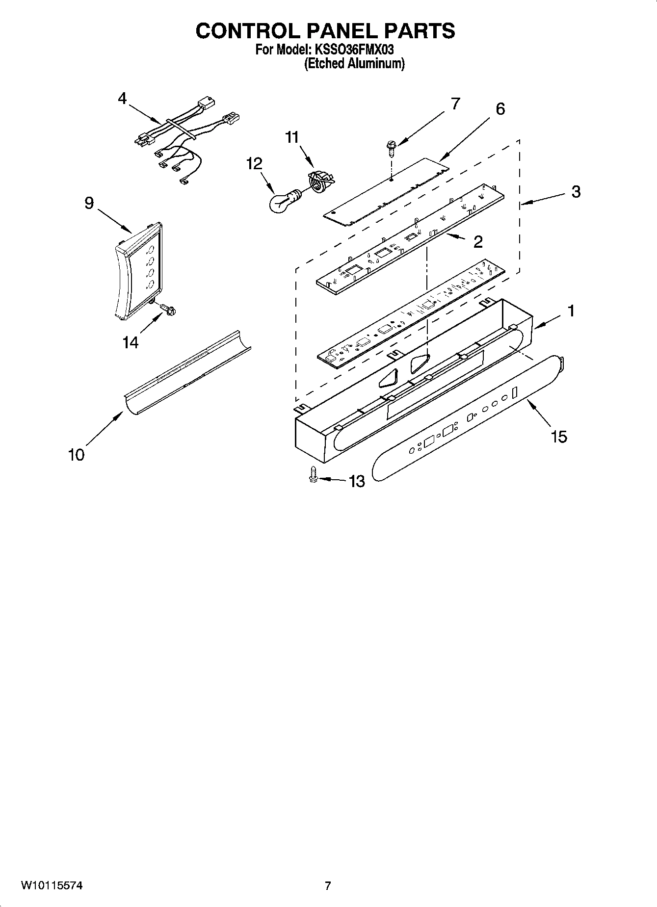 05 - CONTROL PANEL PARTS