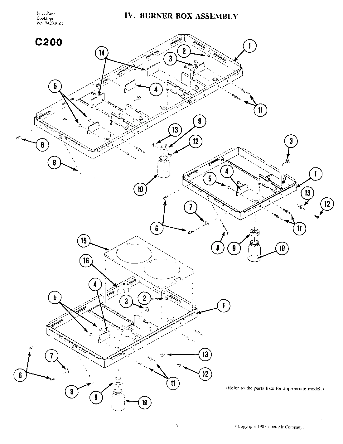 02 - BURNER BOX ASSEMBLY