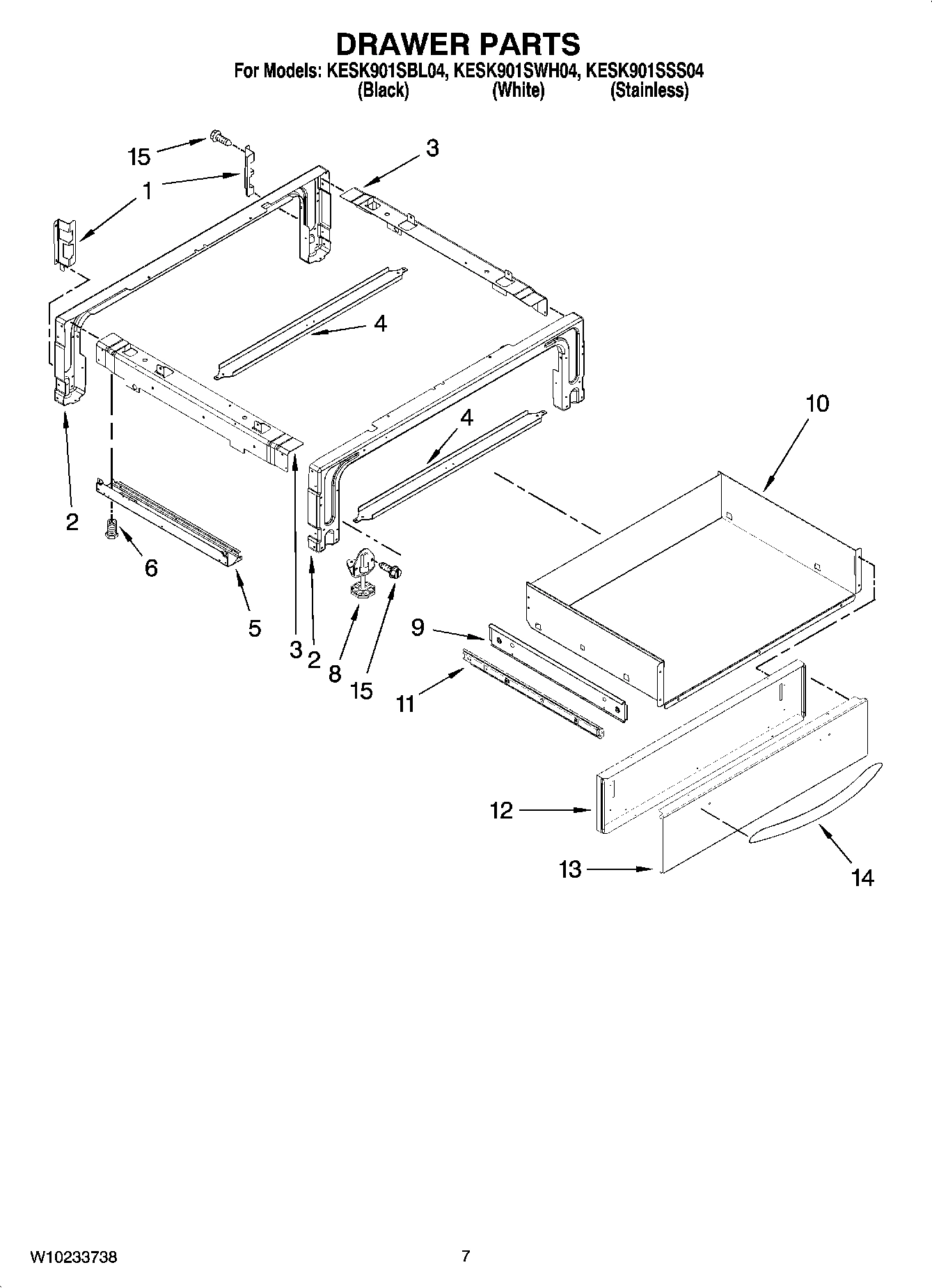 04 - DRAWER PARTS