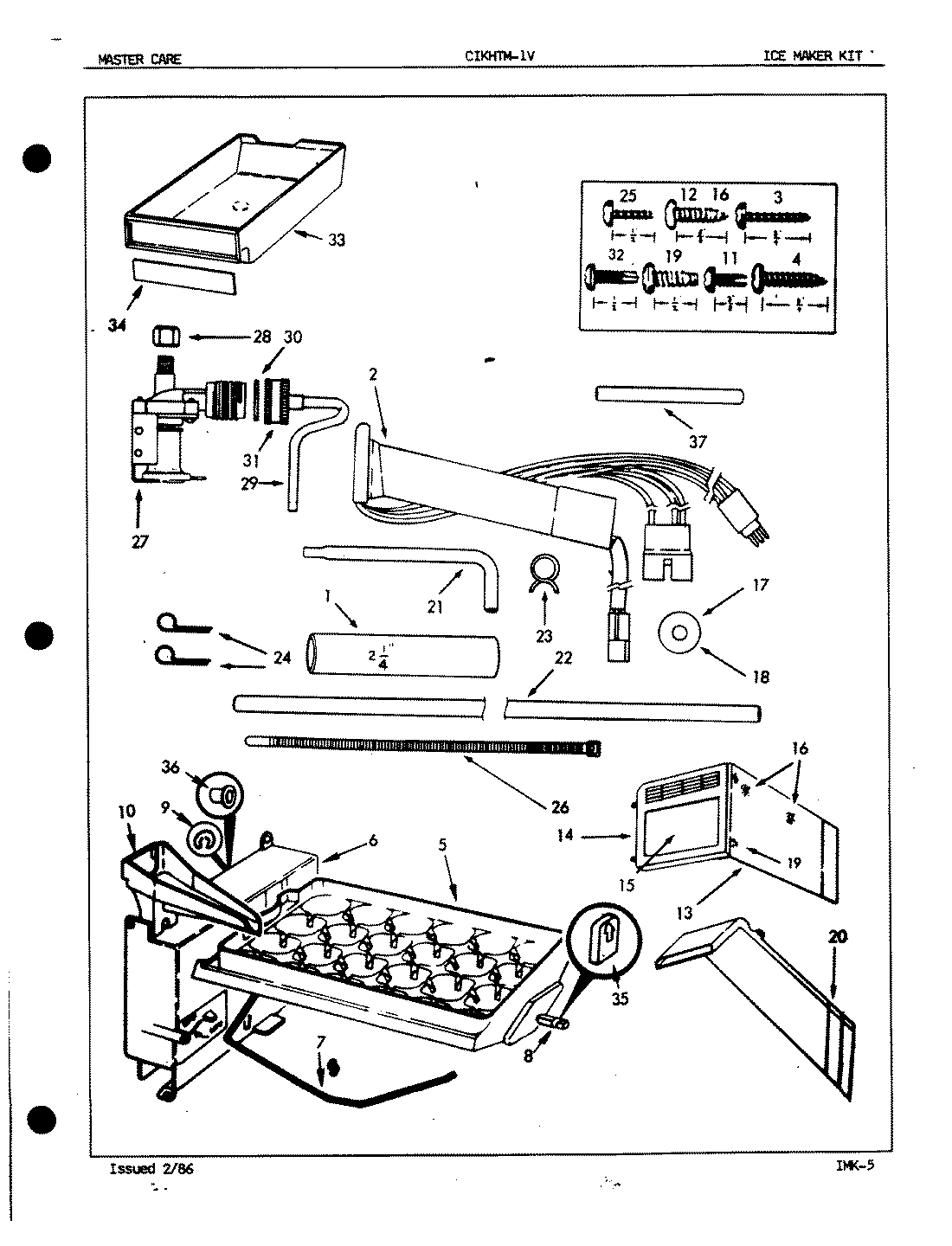 01 - ICE MAKER KIT