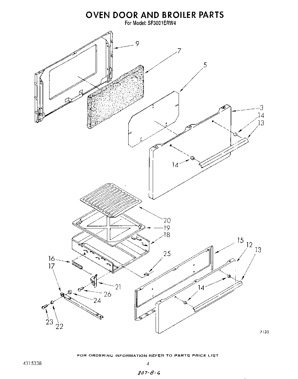 03 - OVEN DOOR AND BROILER