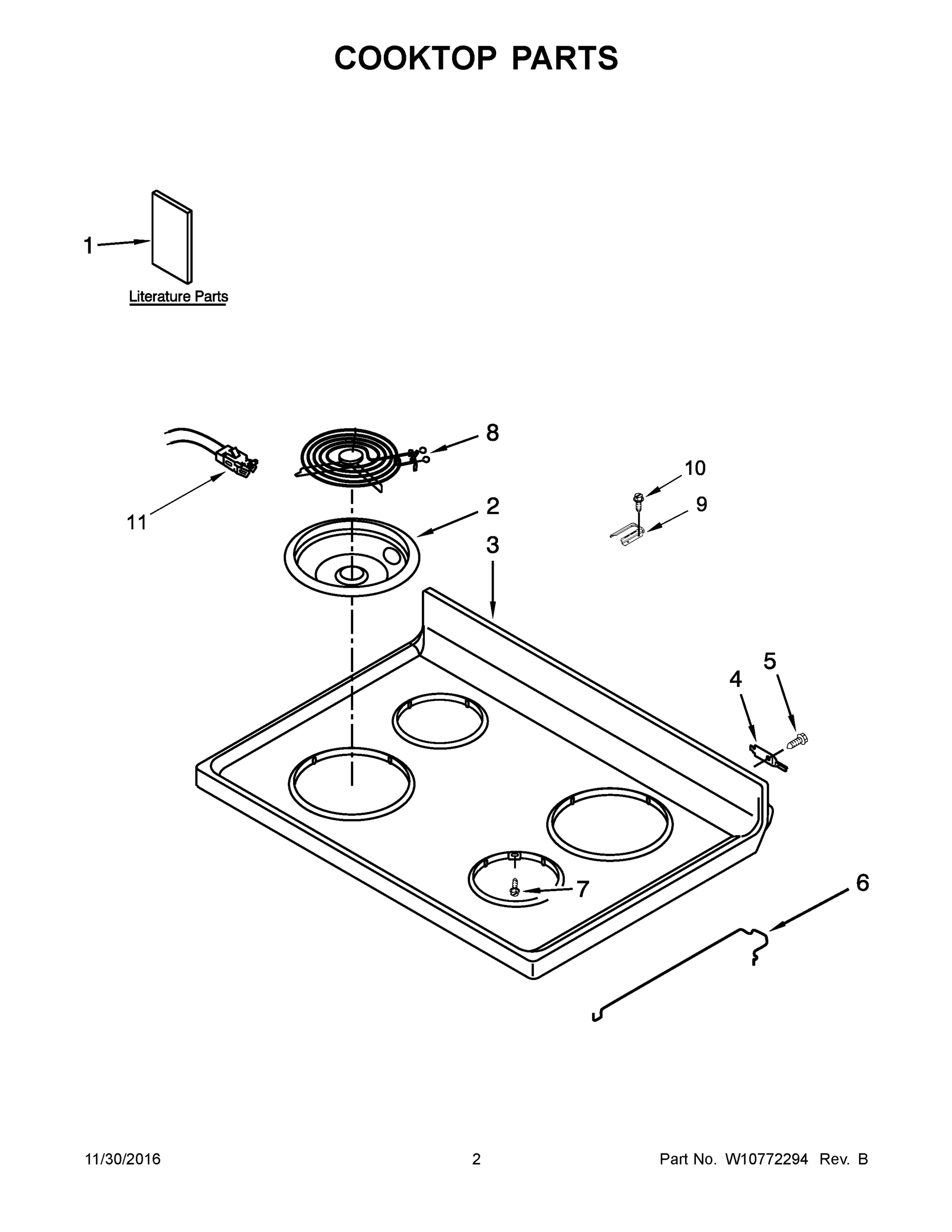 02 - COOKTOP PARTS