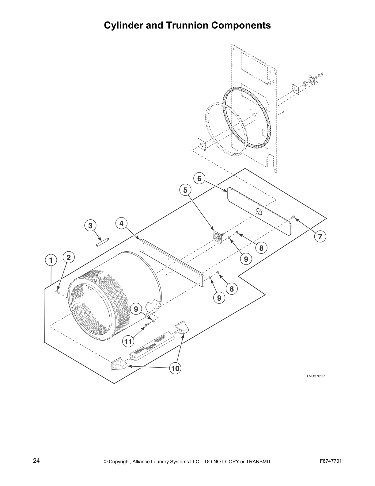 Cylinder and Trunnion Components