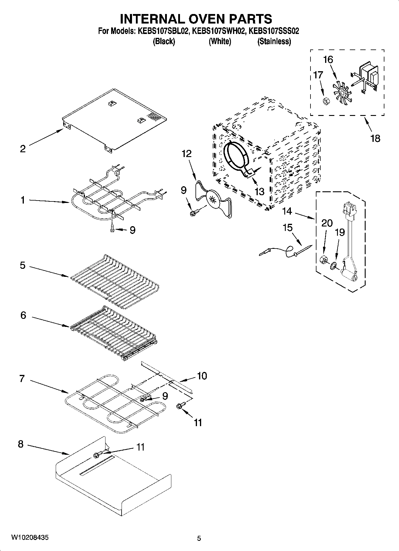 04 - INTERNAL OVEN PARTS