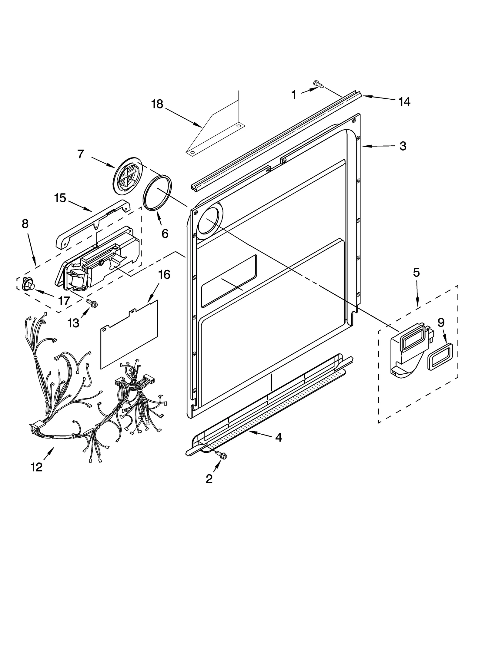 DOOR AND LATCH PARTS