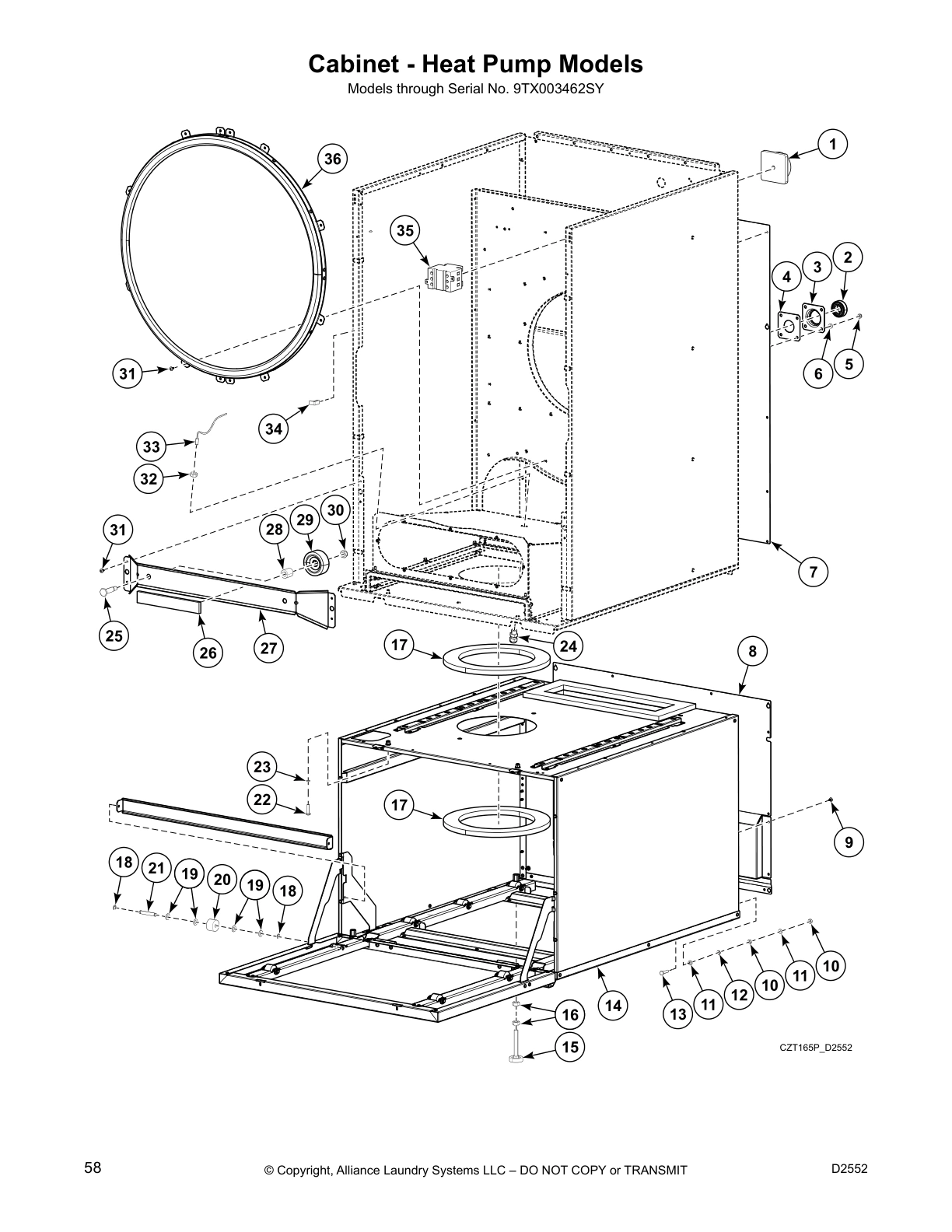 Cabinet - Heat Pump Models