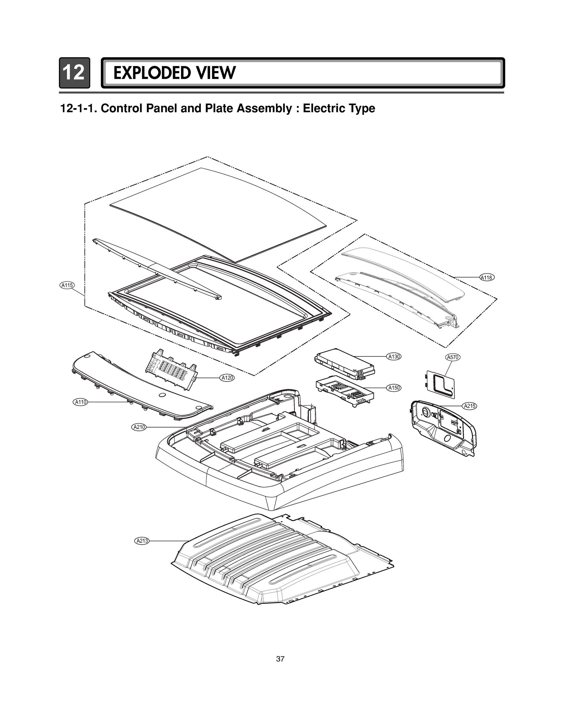 CONTROL PANEL AND PLATE ASSEMBLY