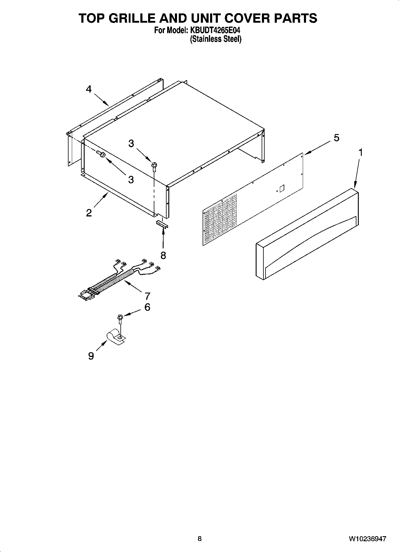 06 - TOP GRILLE AND UNIT COVER PARTS
