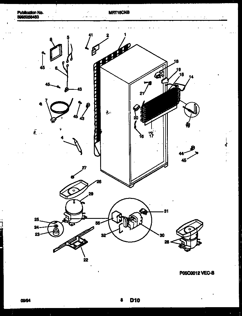 05 - SYSTEM AND AUTOMATIC DEFROST PARTS