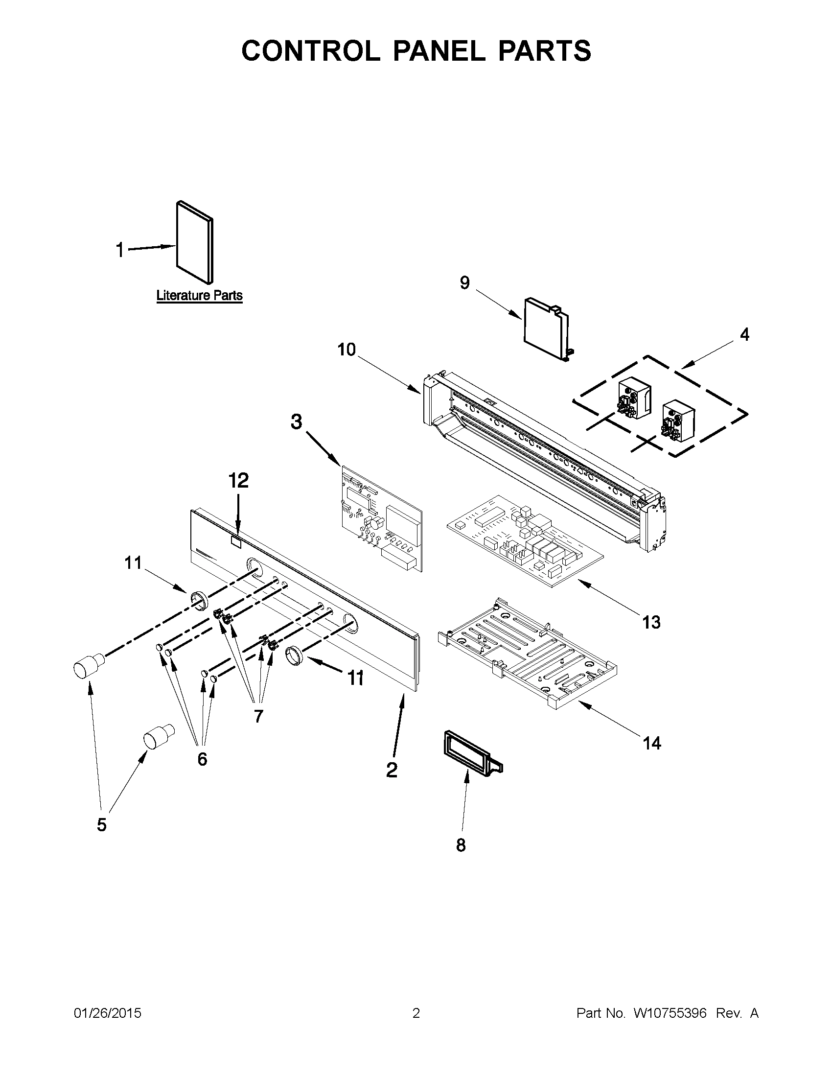 02 - CONTROL PANEL PARTS