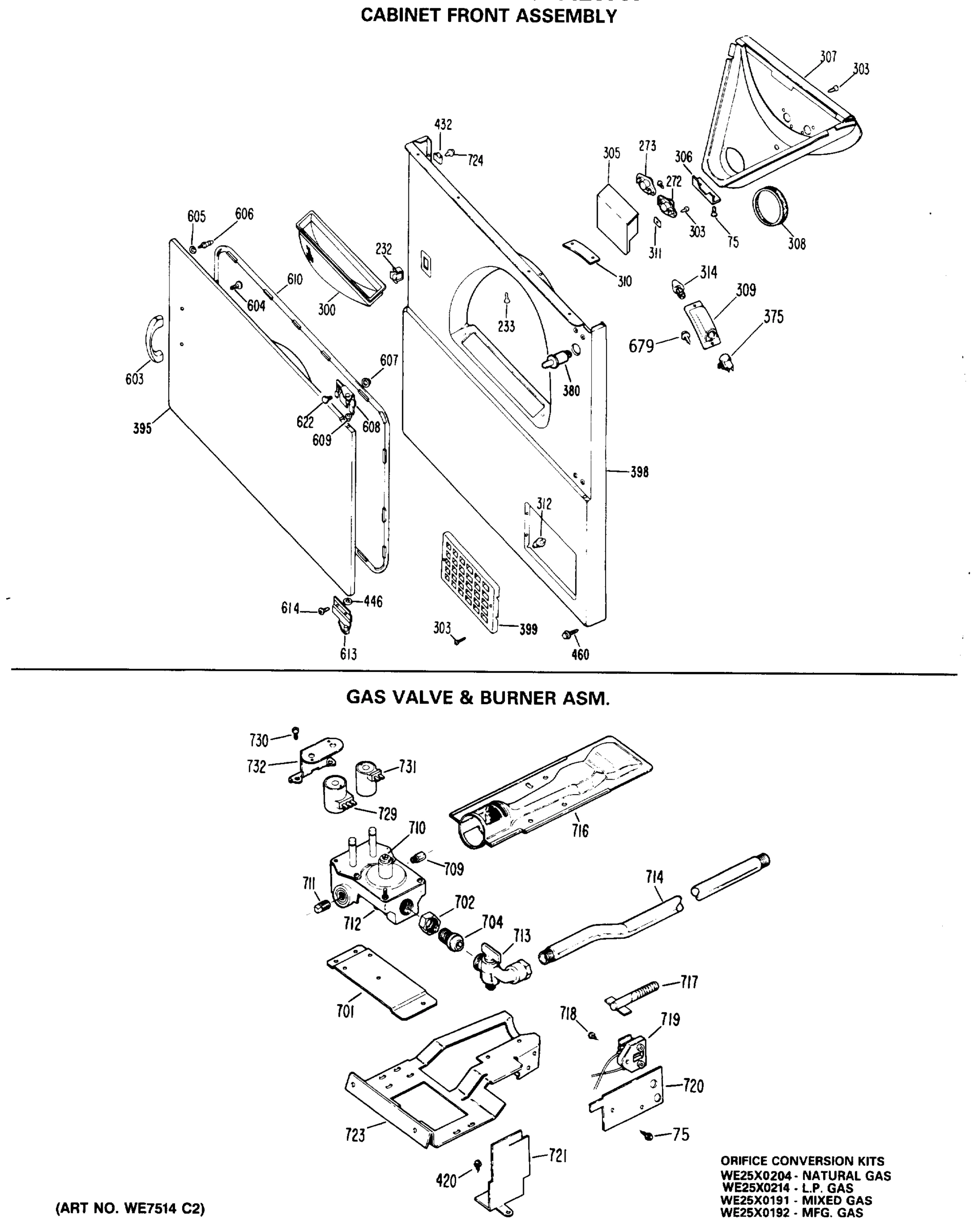 CABINET FRONT ASSEMBLY