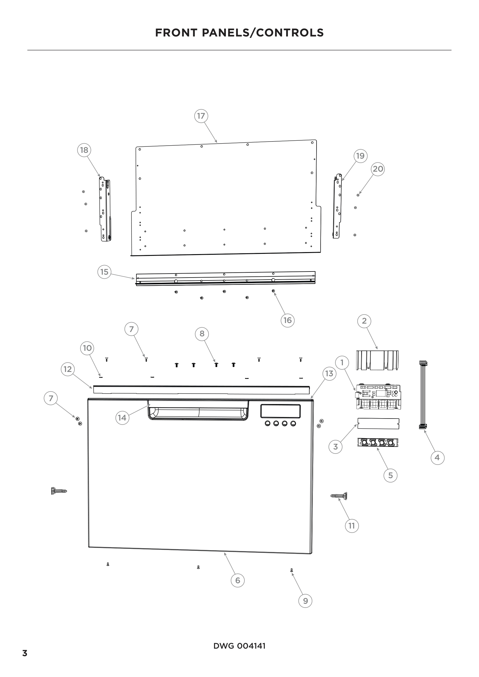 FRONT PANELS/CONTROLS
