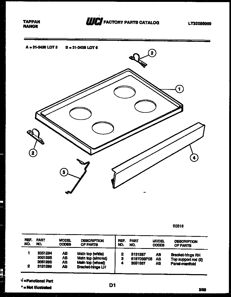 04 - COOKTOP PARTS