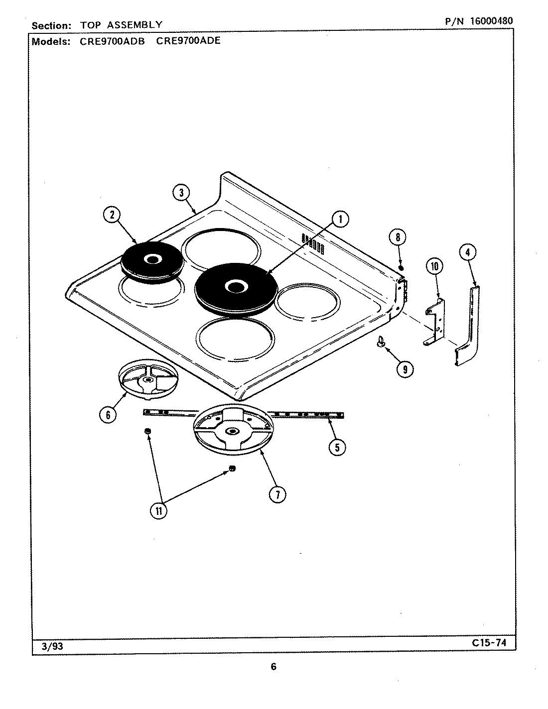 04 - TOP ASSEMBLY (CRE9700ADx)
