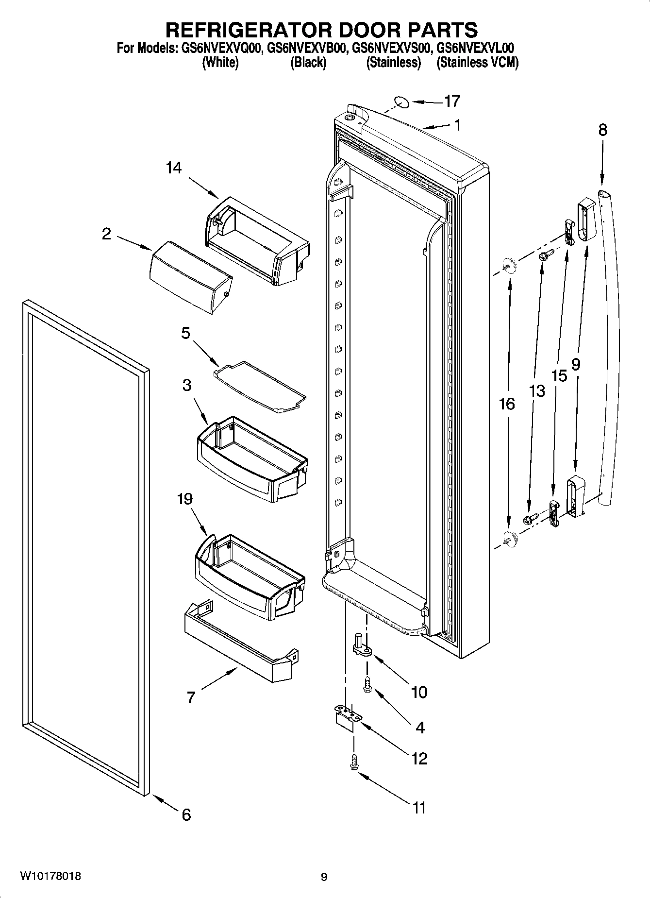 06 - REFRIGERATOR DOOR PARTS
