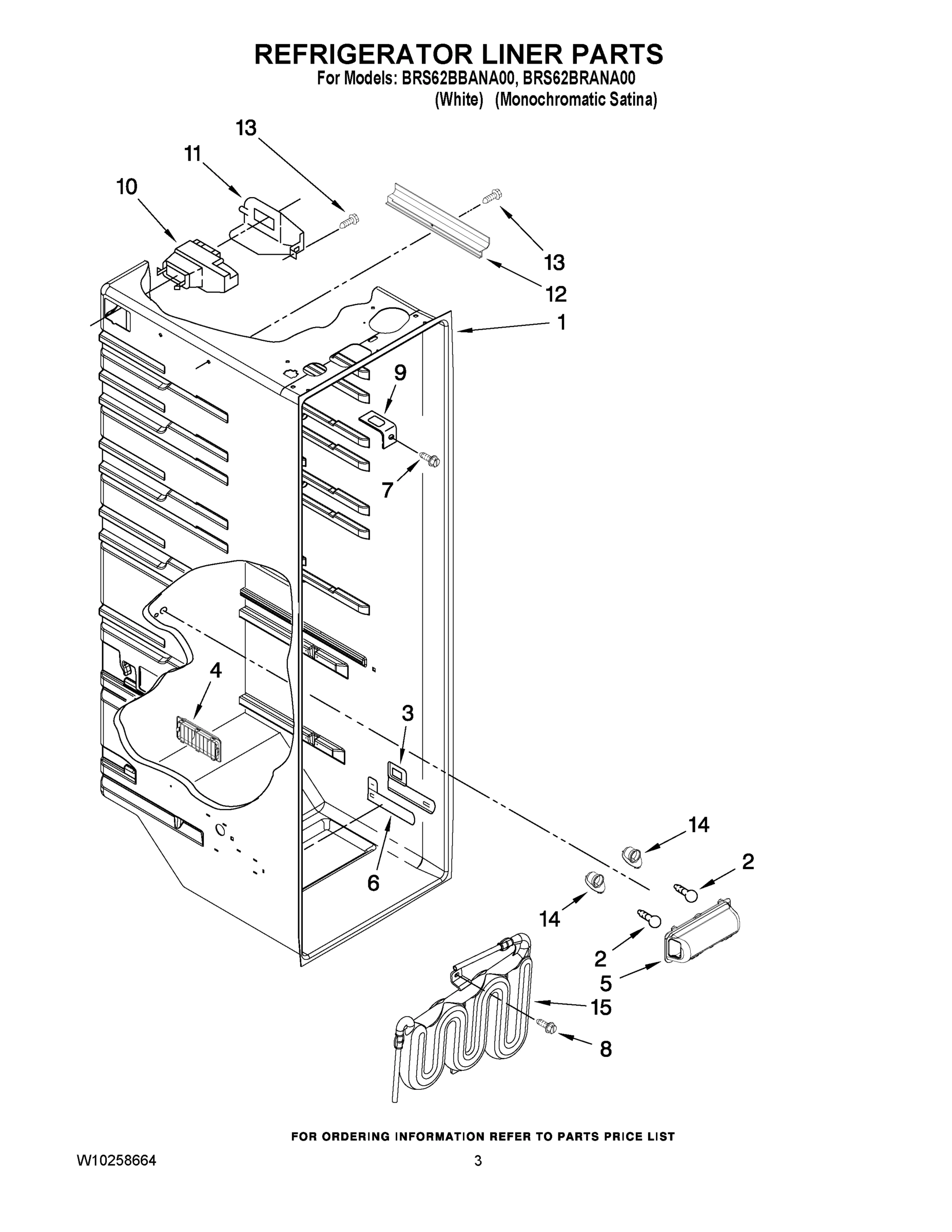 02 - REFRIGERATOR LINER PARTS