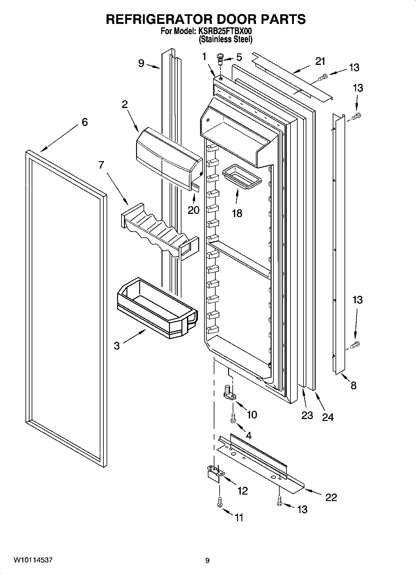 06 - REFRIGERATOR DOOR PARTS