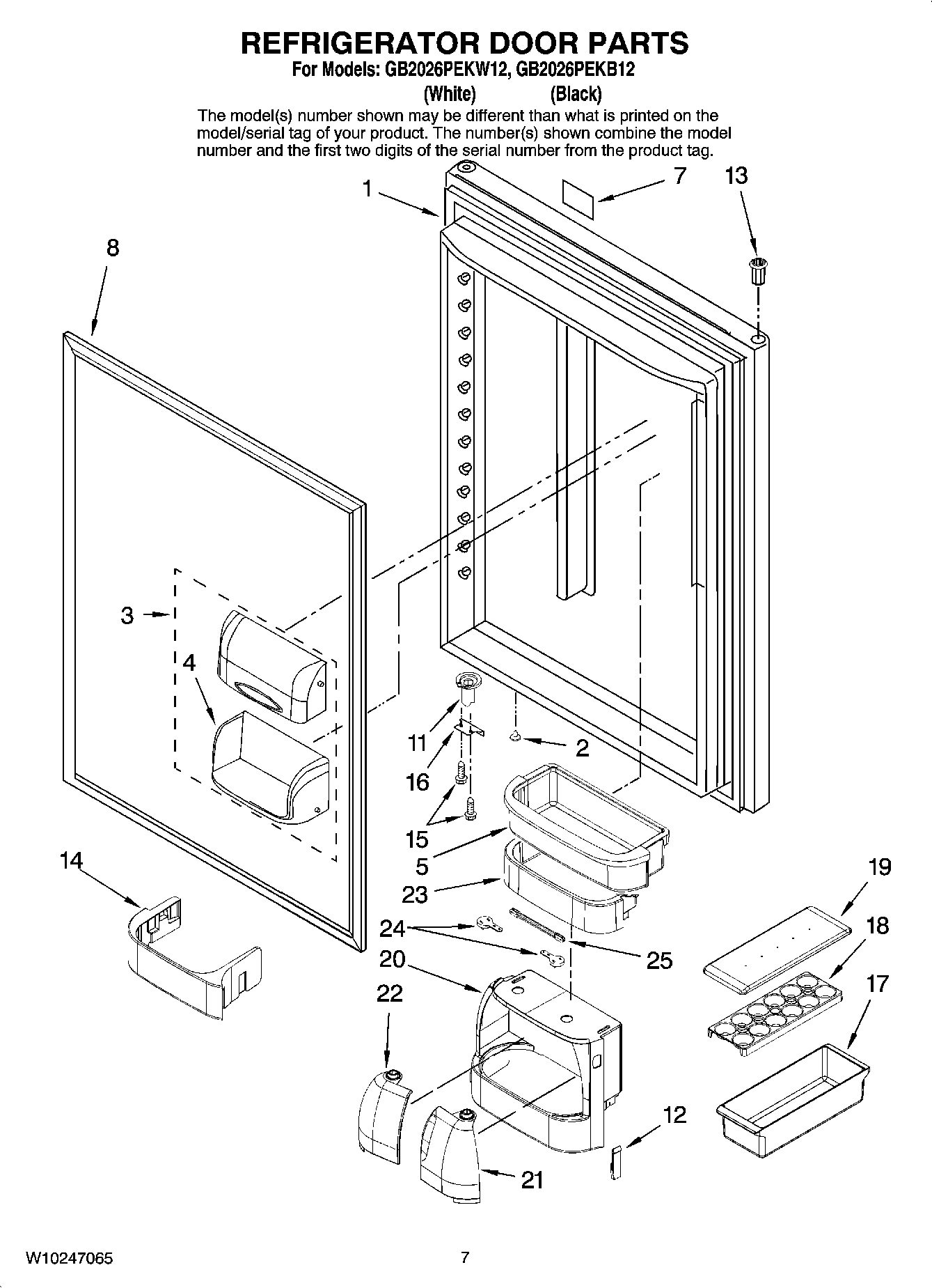 04 - REFRIGERATOR DOOR PARTS