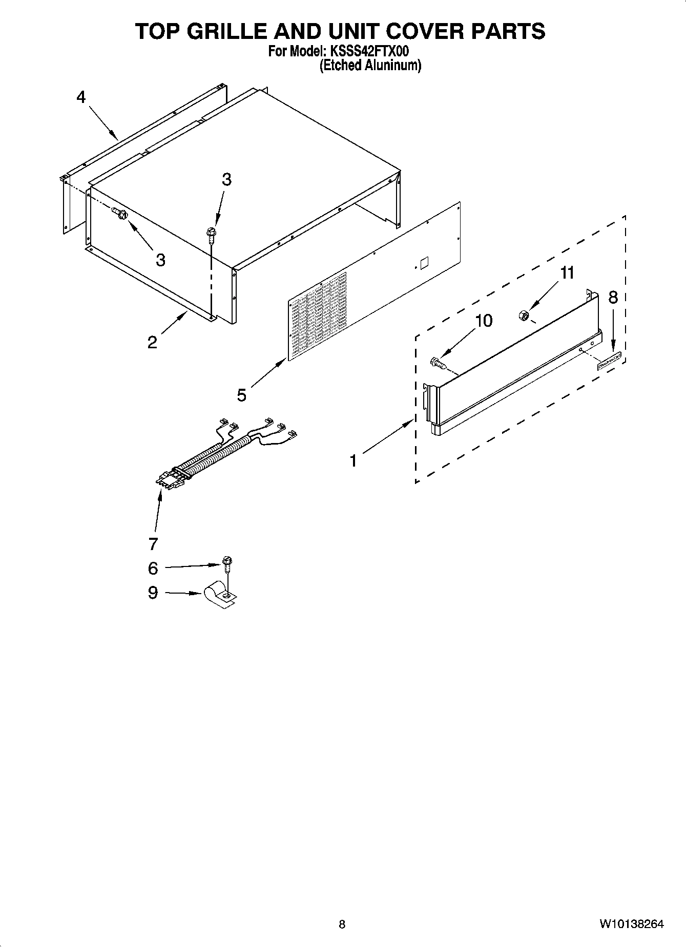 06 - TOP GRILLE AND UNIT COVER PARTS