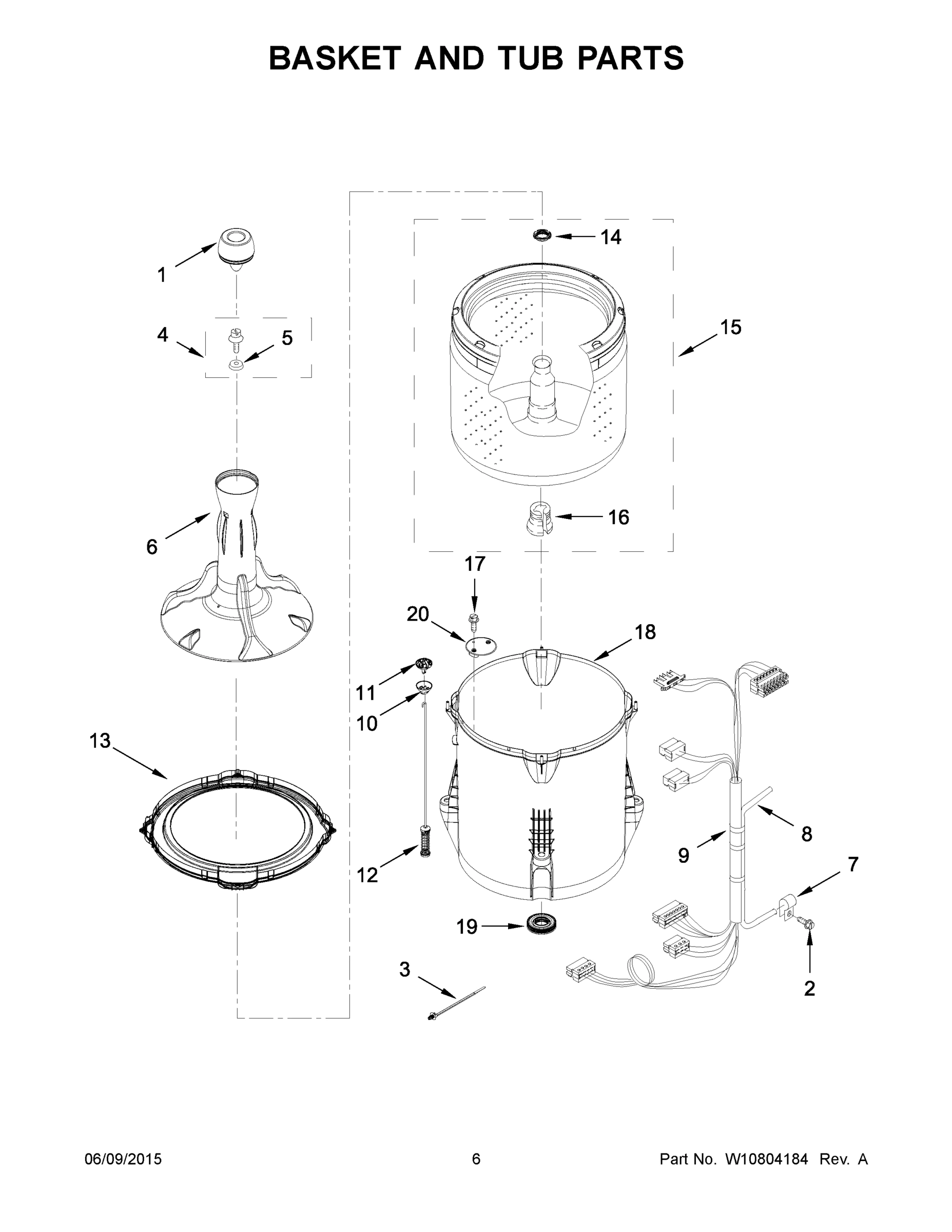 04 - BASKET AND TUB PARTS