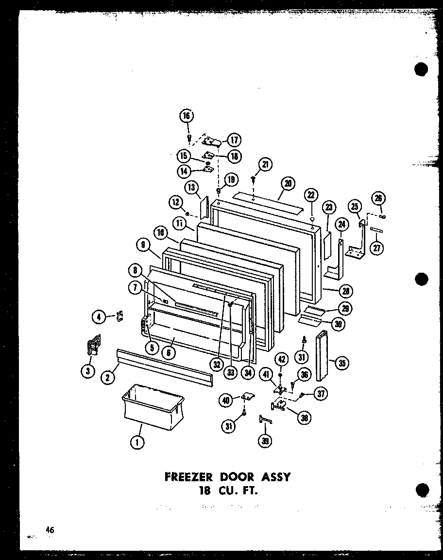 03 - FZ DOOR ASSY 18 CU. FT.