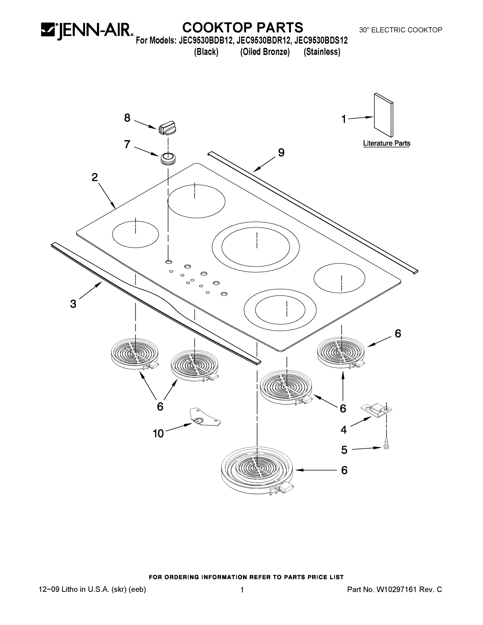 01 - COOKTOP PARTS
