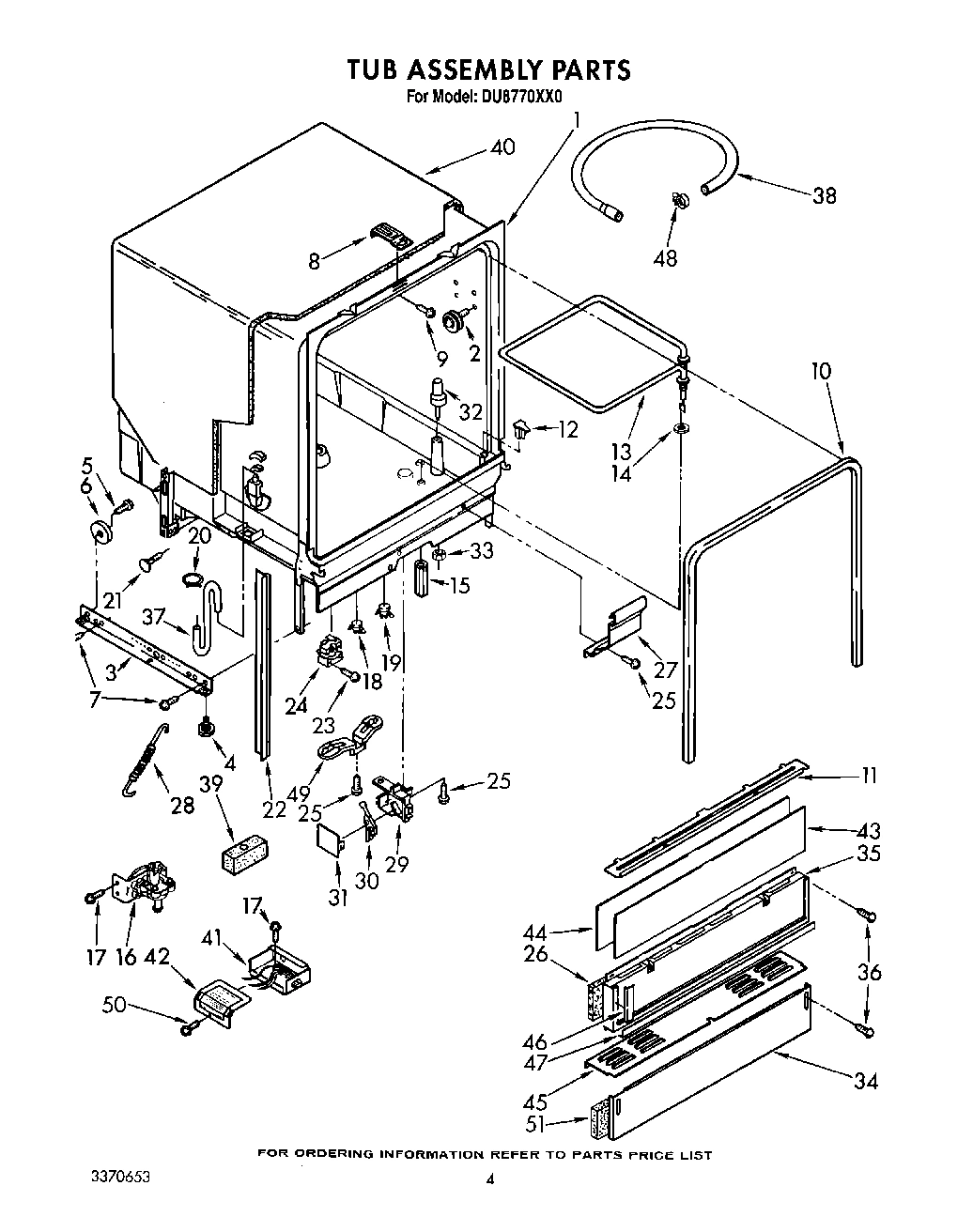04 - TUB ASSEMBLY, LIT/OPTIONAL