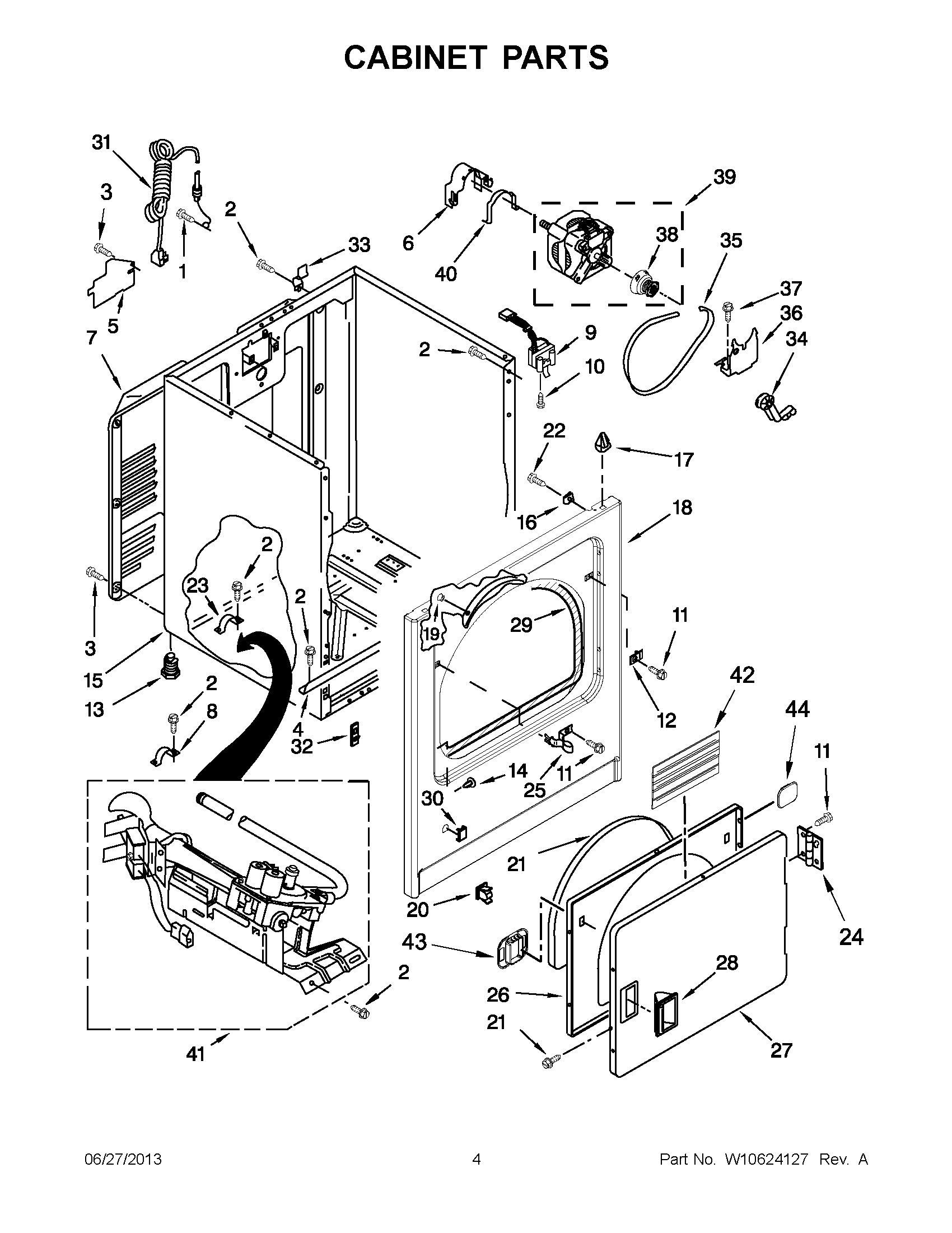 02 - CABINET PARTS