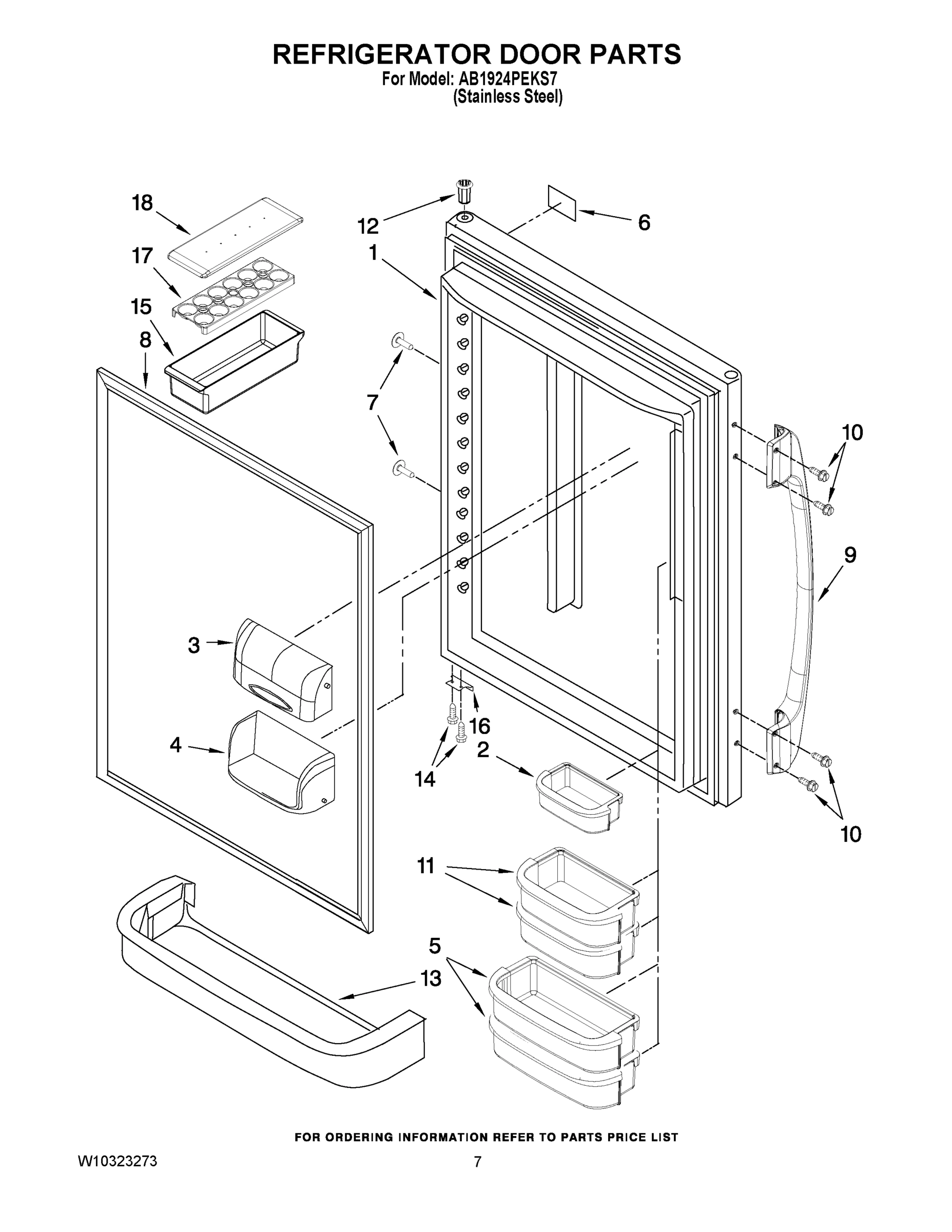 04 - REFRIGERATOR DOOR PARTS