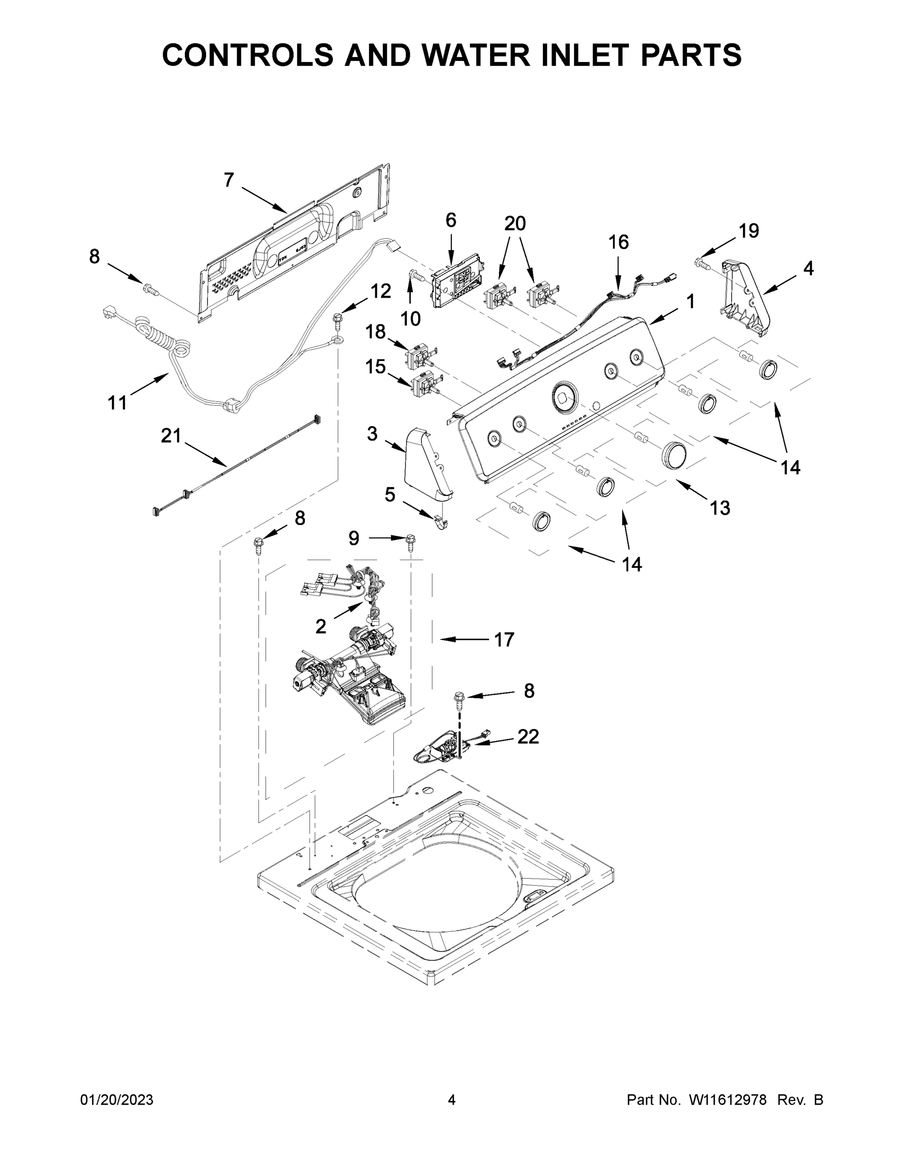 03 - CONTROLS AND WATER INLET PARTS