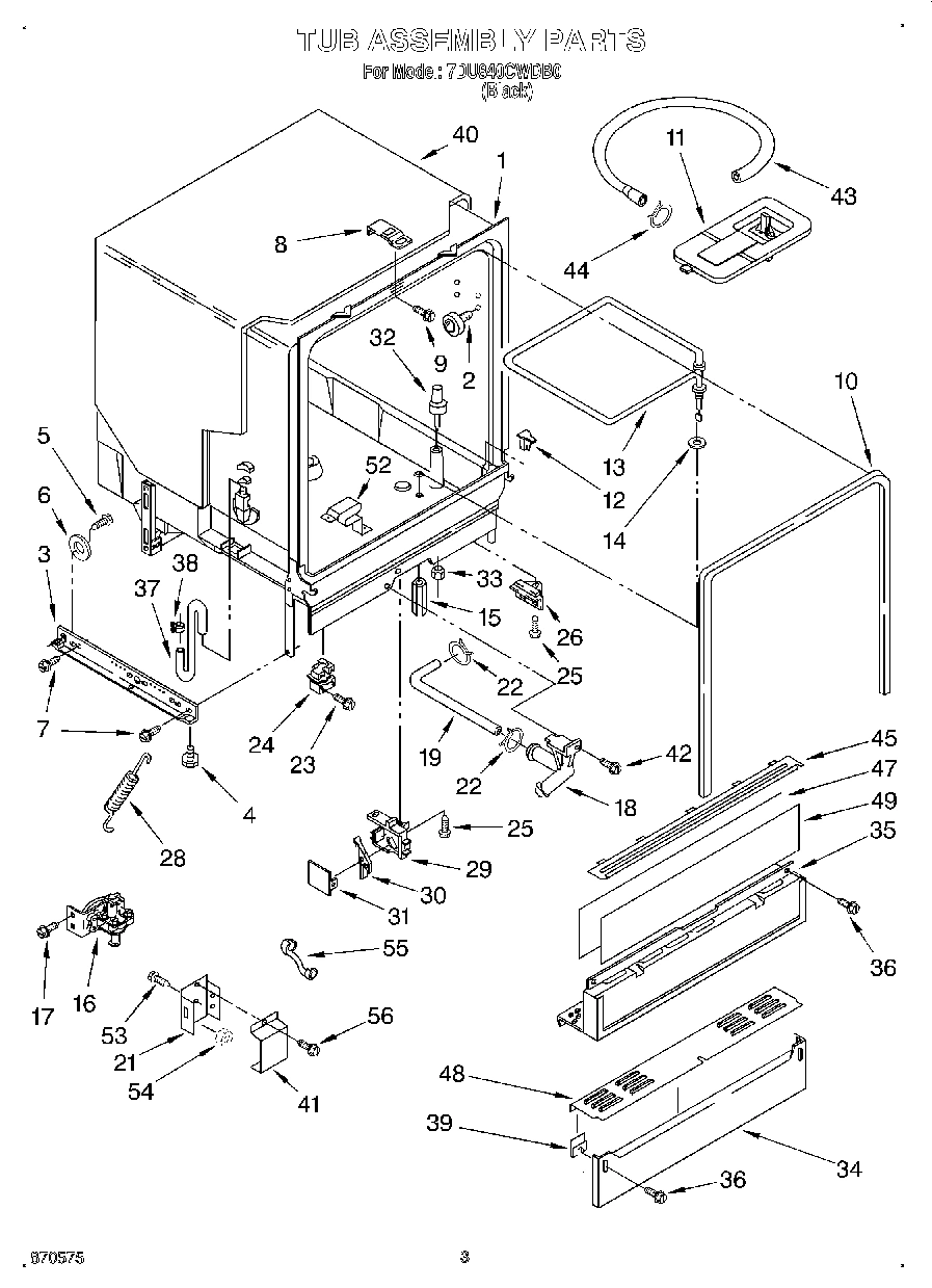 03 - TUB ASSEMBLY