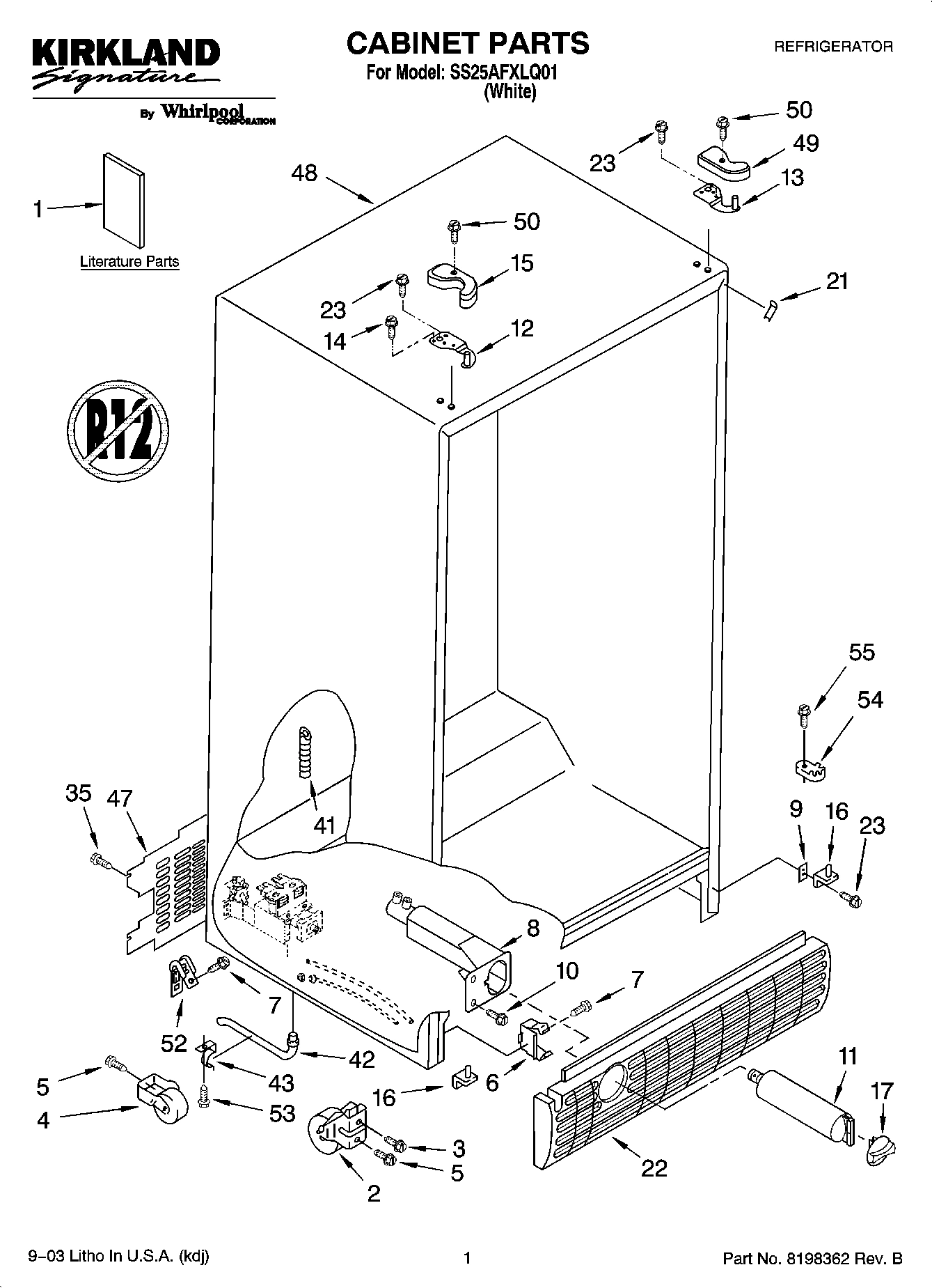 01 - CABINET PARTS