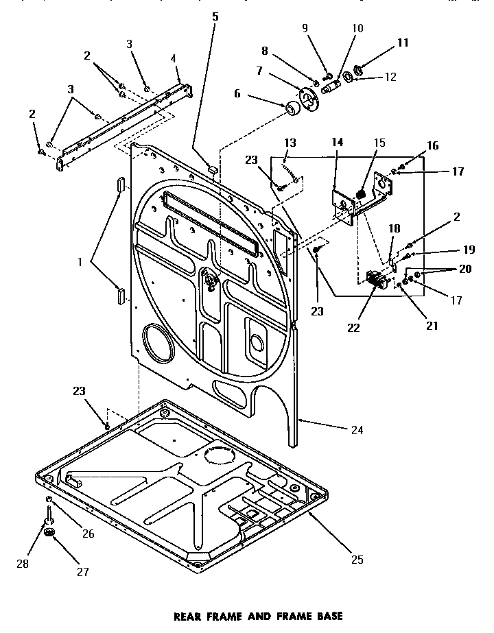 18 - REAR FRAME & FRAME BASE