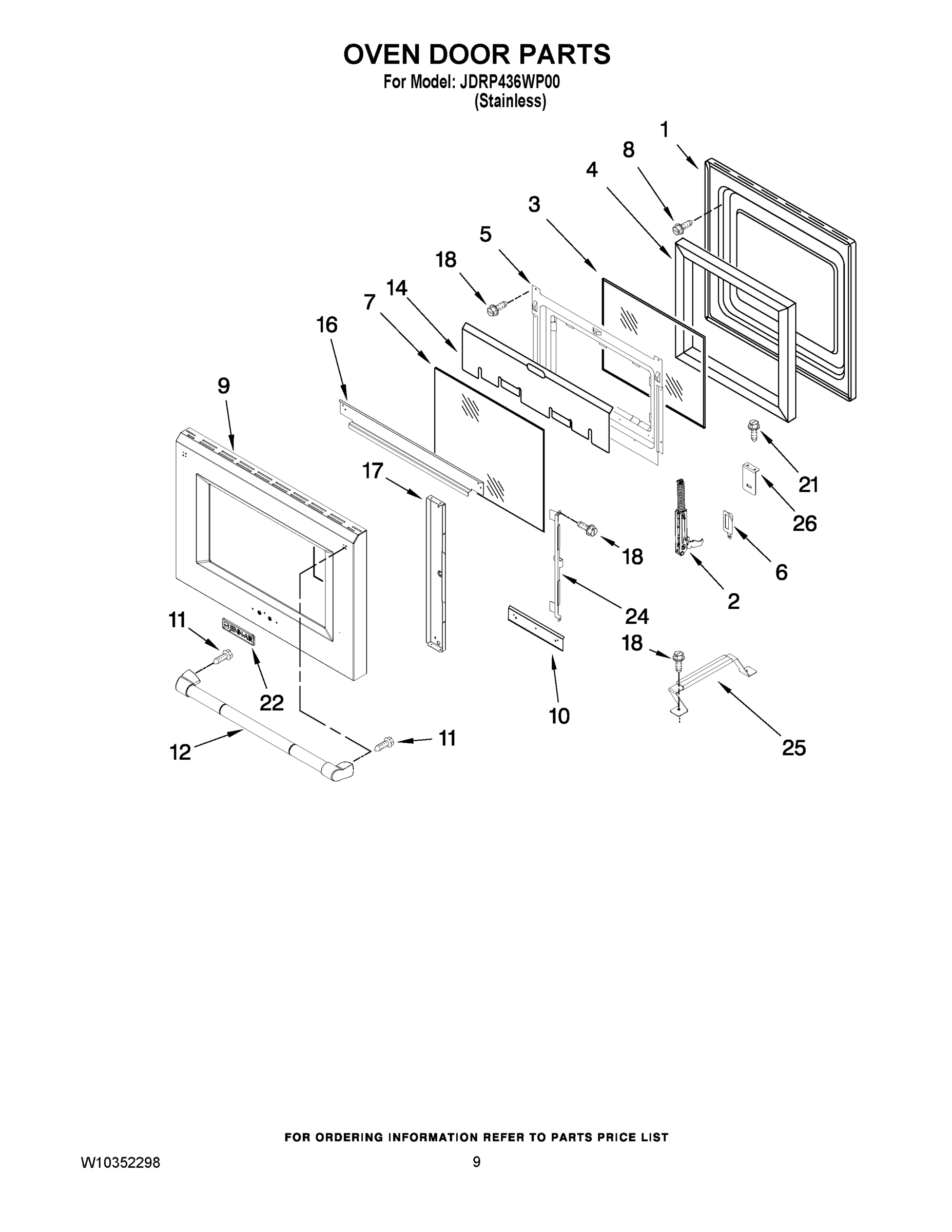 06 - OVEN DOOR PARTS